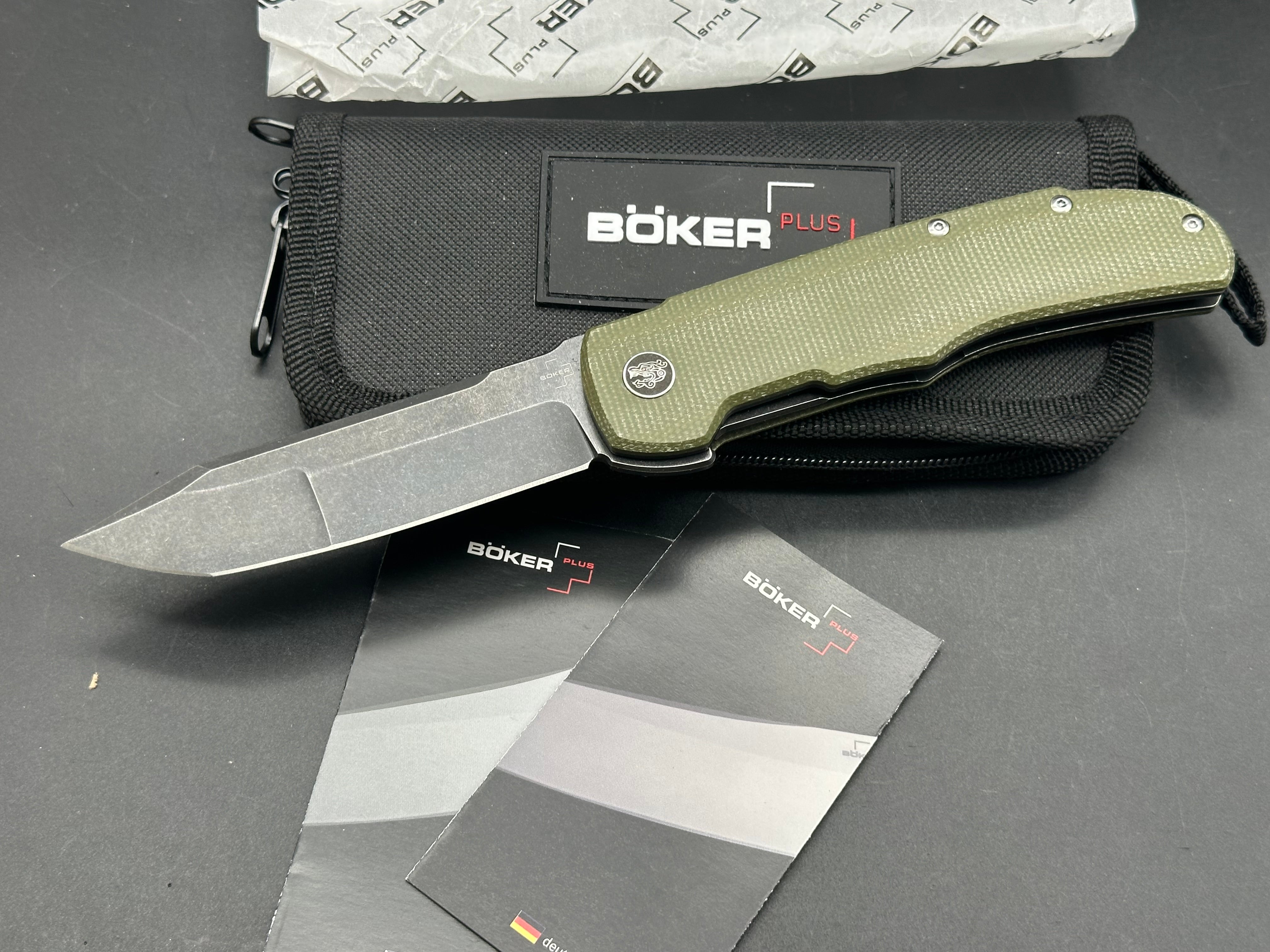 Boker Tac Master Liner Lock Folding Knife - 3.9