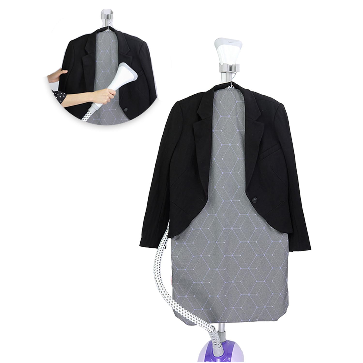 Multi-Functional Hanging Steamer Board for Ironing Clothes - Portable Steamer Pad for Travel, Home & Laundry Room - Perfect for Wrinkle-Free Shirts, Dresses & Delicates