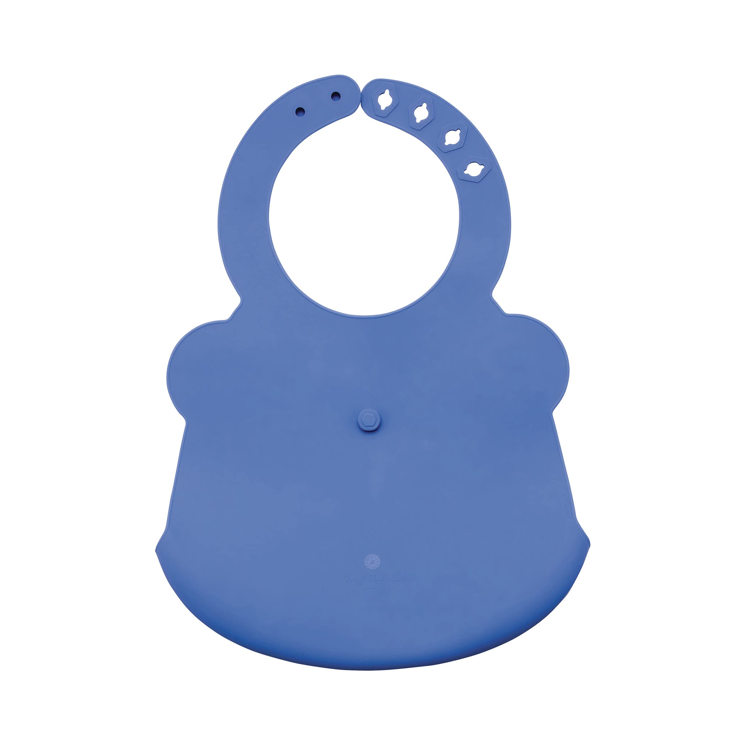 Tiny Twinkle Roll-Up Silicone Baby Bib - Soft, Durable & Waterproof Feeding Bib with Food Catcher Pocket for Easy Cleanup | Perfect for Infants & Toddlers at Mealtime