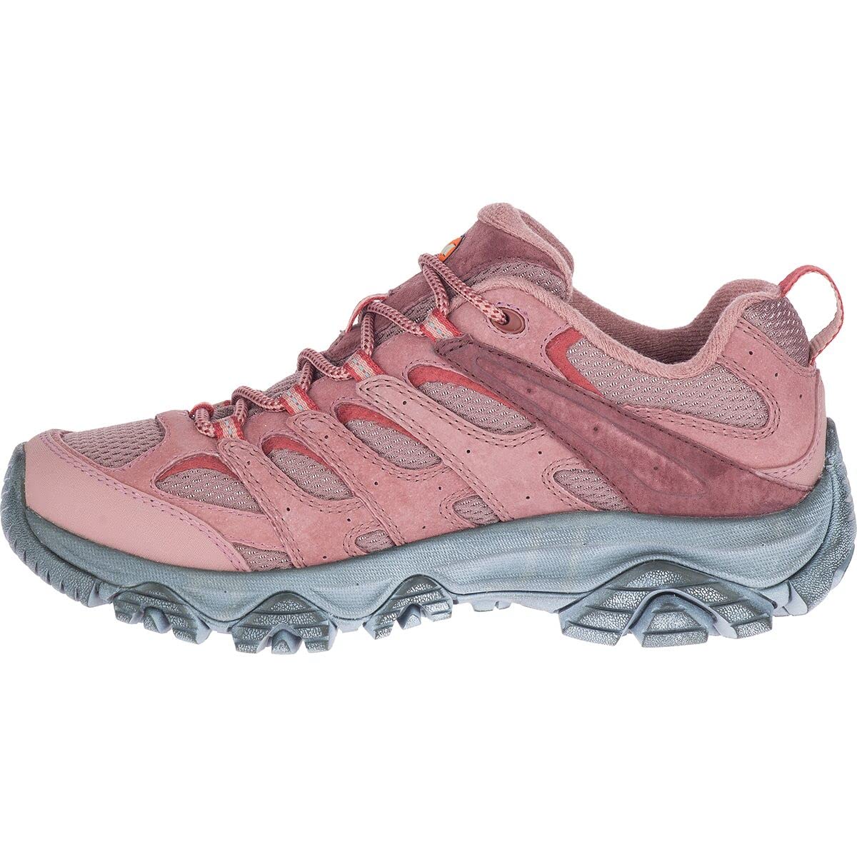 Merrell Women's Moab 3 Waterproof Hiking Shoes - Lightweight Trail Walking Shoes for Women with Vibram Outsole | BURLWOOD Mono Color | Size 12 | Perfect for Outdoor Adventures, Hiking & Backpacking