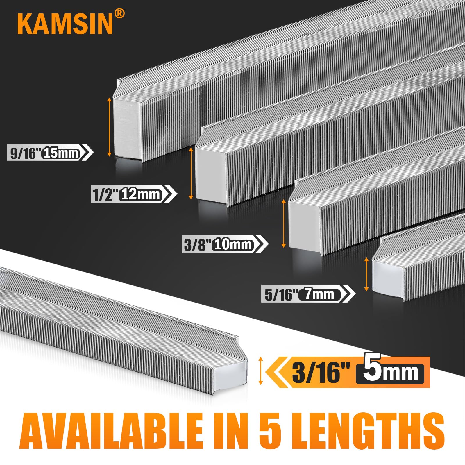 3/16'' (5mm) V Nails 4000PCS - 30 Gauge Picture Framing Brad Nails for V Nailer - Perfect for Joining Wood Corners & DIY Picture Frames Making - Ideal for Home Decor, Art Projects and Professional Framing Work