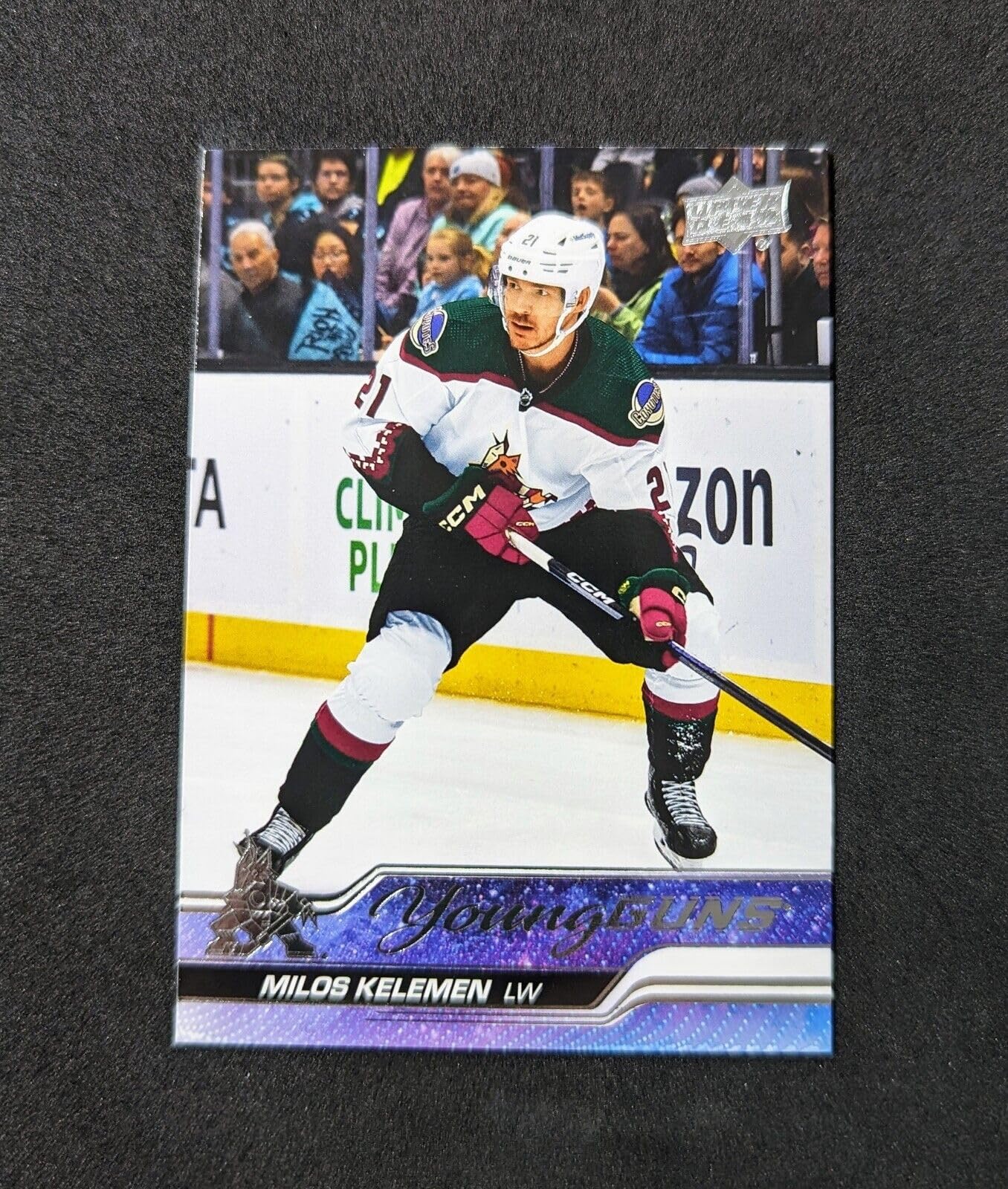 2023-24 Upper Deck Series 1 Milos Kelemen Young Guns #211 Hockey Card - NHL Rookie Collectible for Sports Memorabilia Fans (Perfect for Trading, Displaying, and Investing)