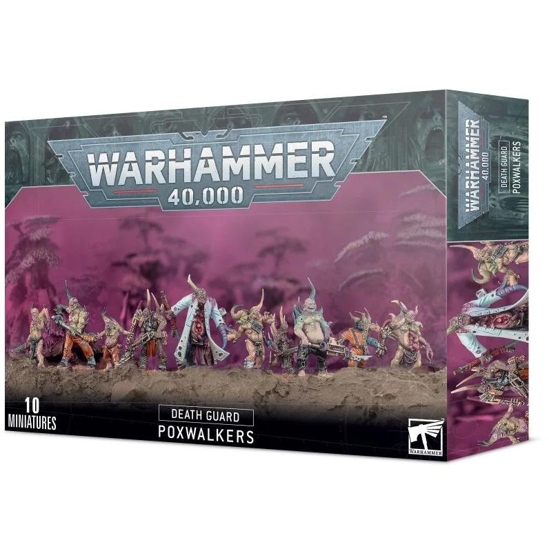 Death Guard Poxwalkers - Warhammer 40K Miniatures for Tabletop Gaming | Perfect for Wargaming, Collecting & Painting