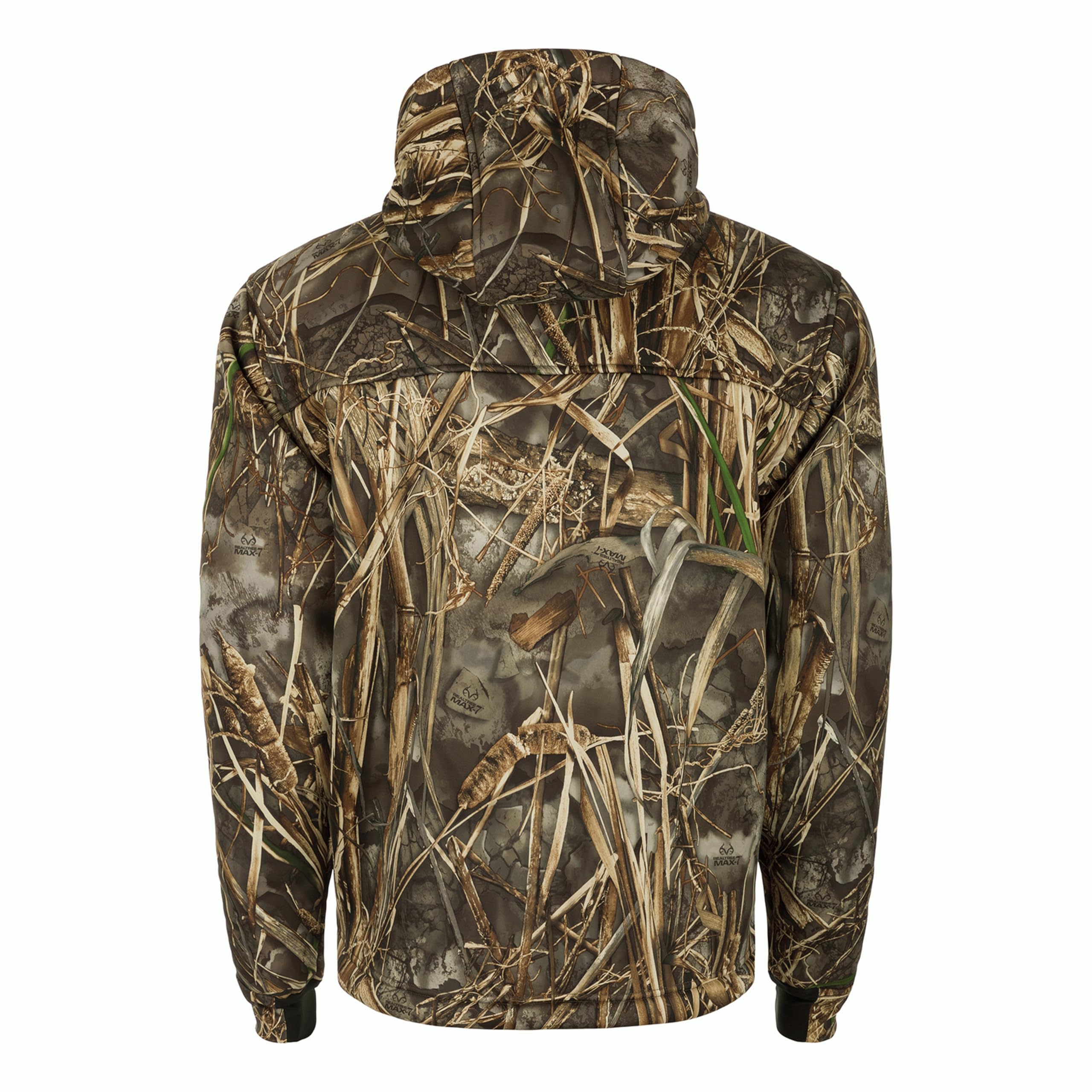 DRAKE Men's MST Hole Shot Hooded Windproof Hunting Jacket - 3-Layer Warm Sherpa-Lined, Breathable & Adjustable Full Zip for Outdoor Activities | Ideal for Hunting, Hiking & Winter Sports