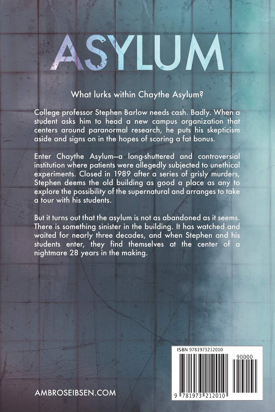 Asylum (The Afterlife Investigations) - Supernatural Horror Novel for Thriller Fans | Perfect for Late-Night Reading & Book Club Discussions