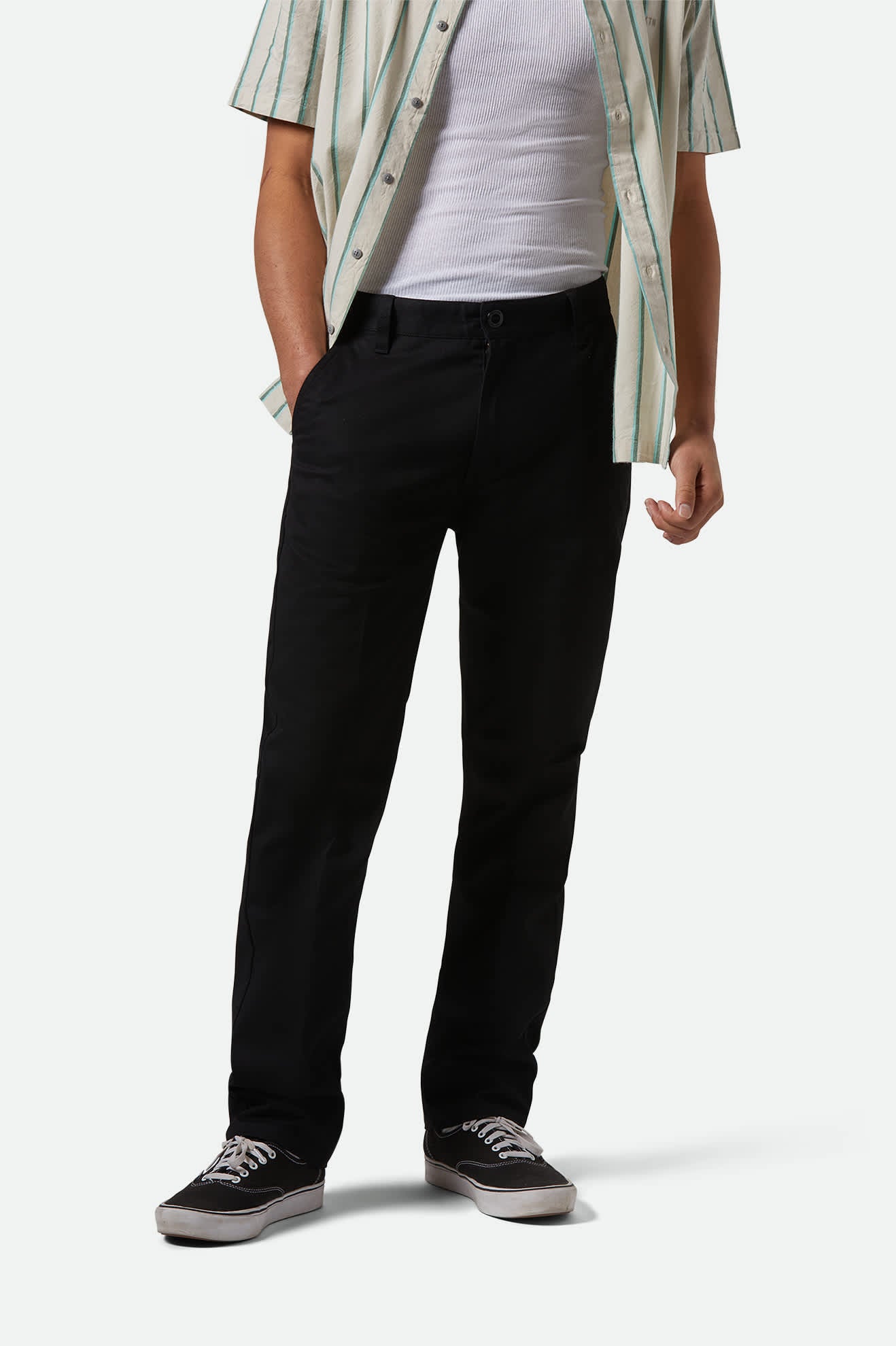 Choice Chino Regular Pant for Men - Classic Black Slim Fit Dress Pants | Comfortable & Stylish for Office, Business Casual & Everyday Wear