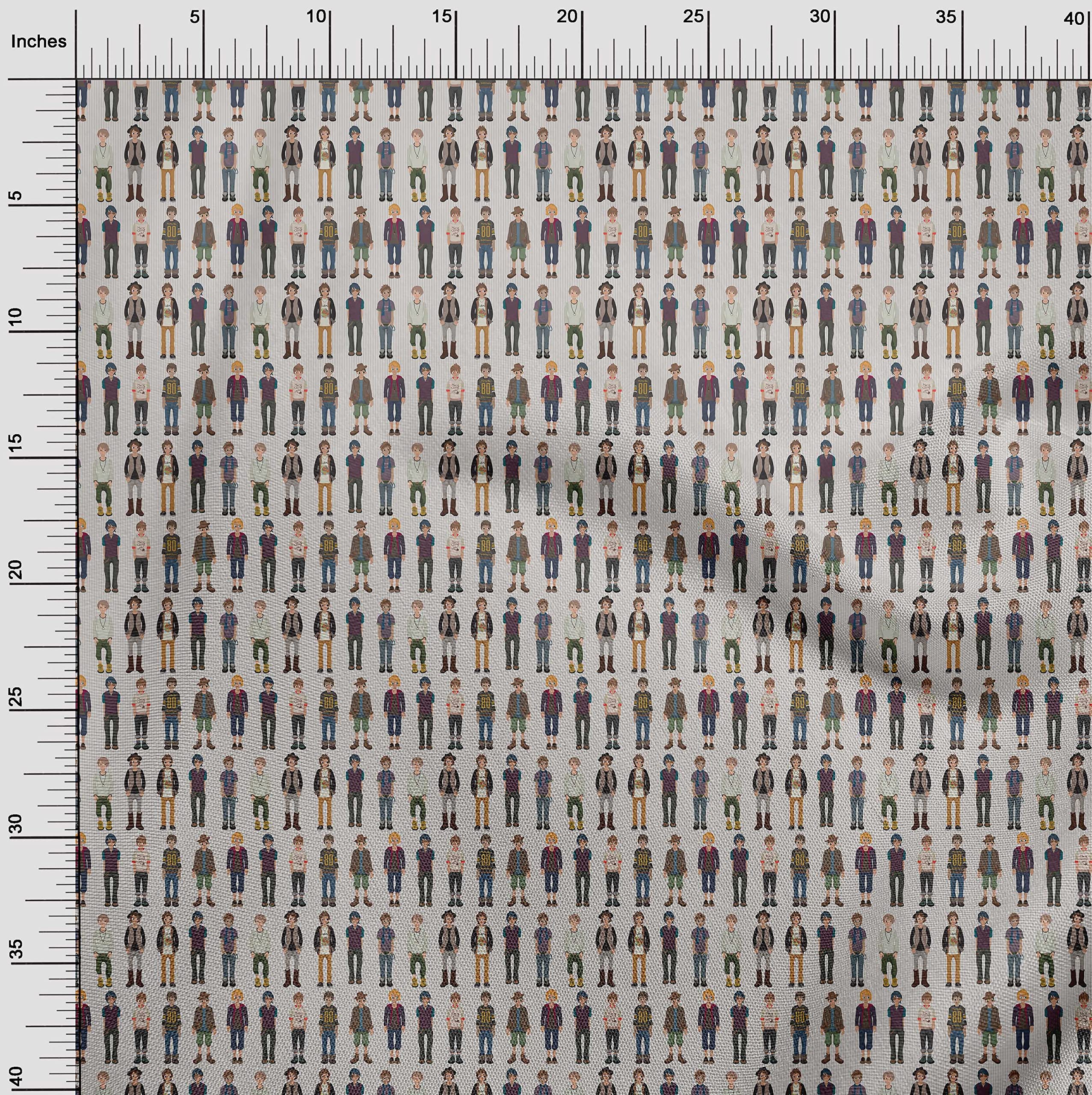 Premium Rayon Gray Fabric by The Yard - 56