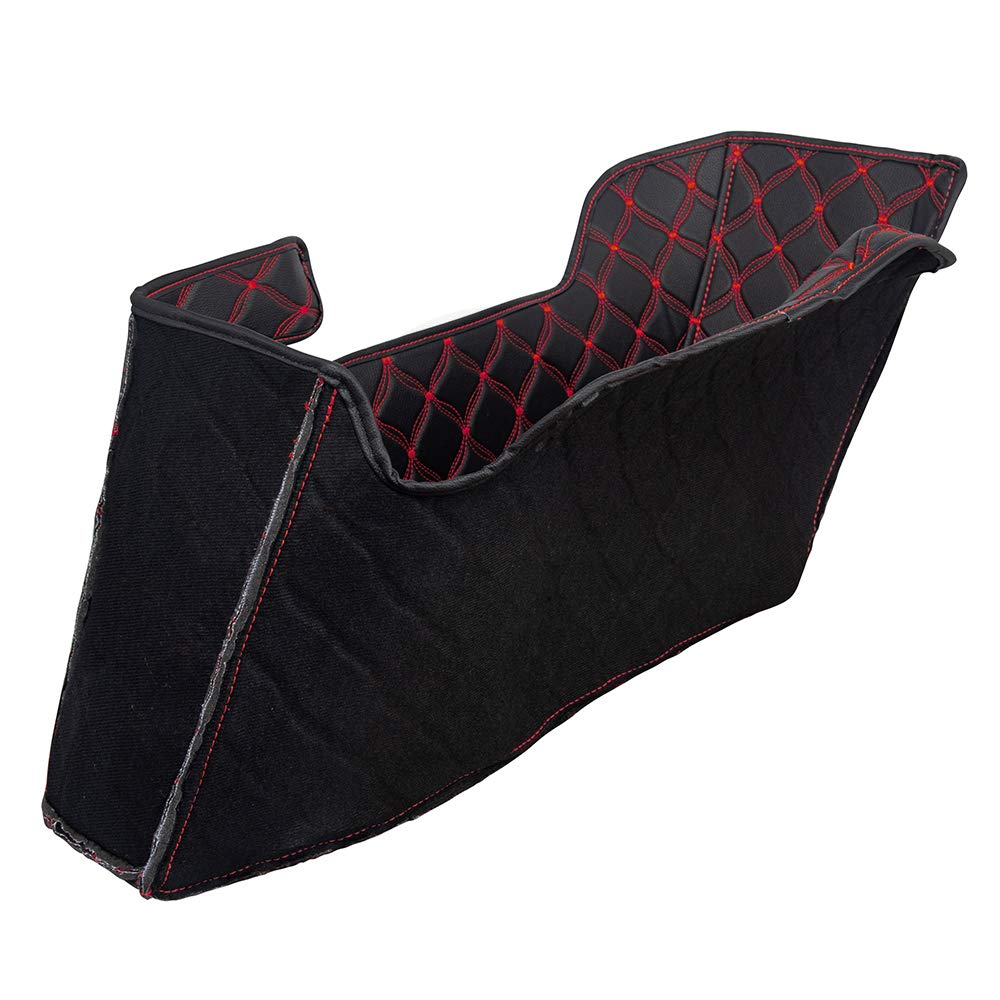 Moto Onfire Saddlebag Liners - Waterproof Stitch Bags Inserts for Harley Davidson 2013 & Older Models (Red) - Perfect for Motorcycle Travel & Road Trips