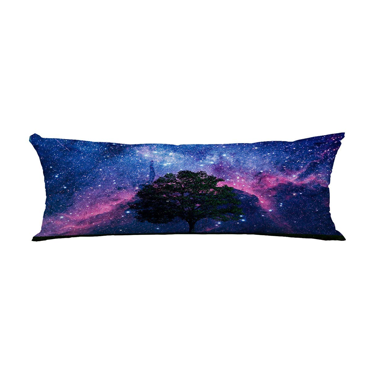 ECZJNT Tree in a Field Pillow Cover - 20x60 Inch Body Pillowcase & Protector for Sofa, Bed, Dorm - Soft Decorative Cushion Case for Home & Office