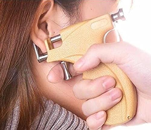 Professional Ear Piercing Tool Kit - 1PCS Stainless Steel Body Piercing Gun for Ears, Nose, Navel | Safe & Hygienic DIY Piercing Set for Home Use, Salon, Tattoo Shop