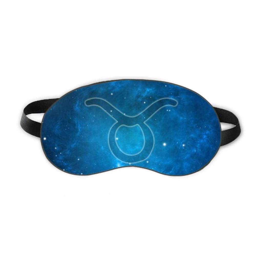 Starry Night Taurus Zodiac Constellation Sleep Mask - Soft Comfortable Eye Cover for Sleeping, Travel & Relaxation - Perfect for Nighttime Use, Meditation & Light Sensitivity Relief