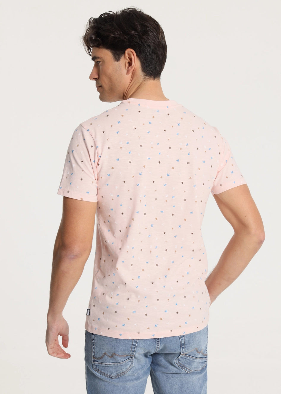 Six Valves Cotton T-Shirt for Women - Soft Rose Pink Casual Tee | Perfect for Everyday Wear, Lounge & Summer Outfits