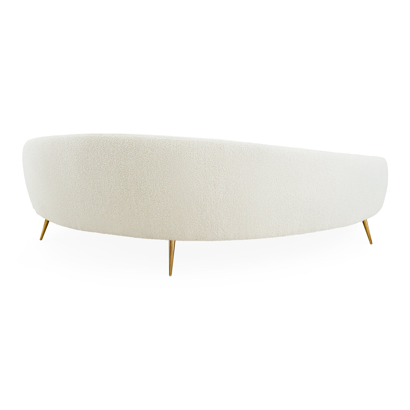 Ether 94 Curved Sofa - Modern L-Shaped Sectional Couch with Reversible Chaise, Upholstered in Soft Fabric - Perfect for Living Room, Lounge, and Family Room Decor