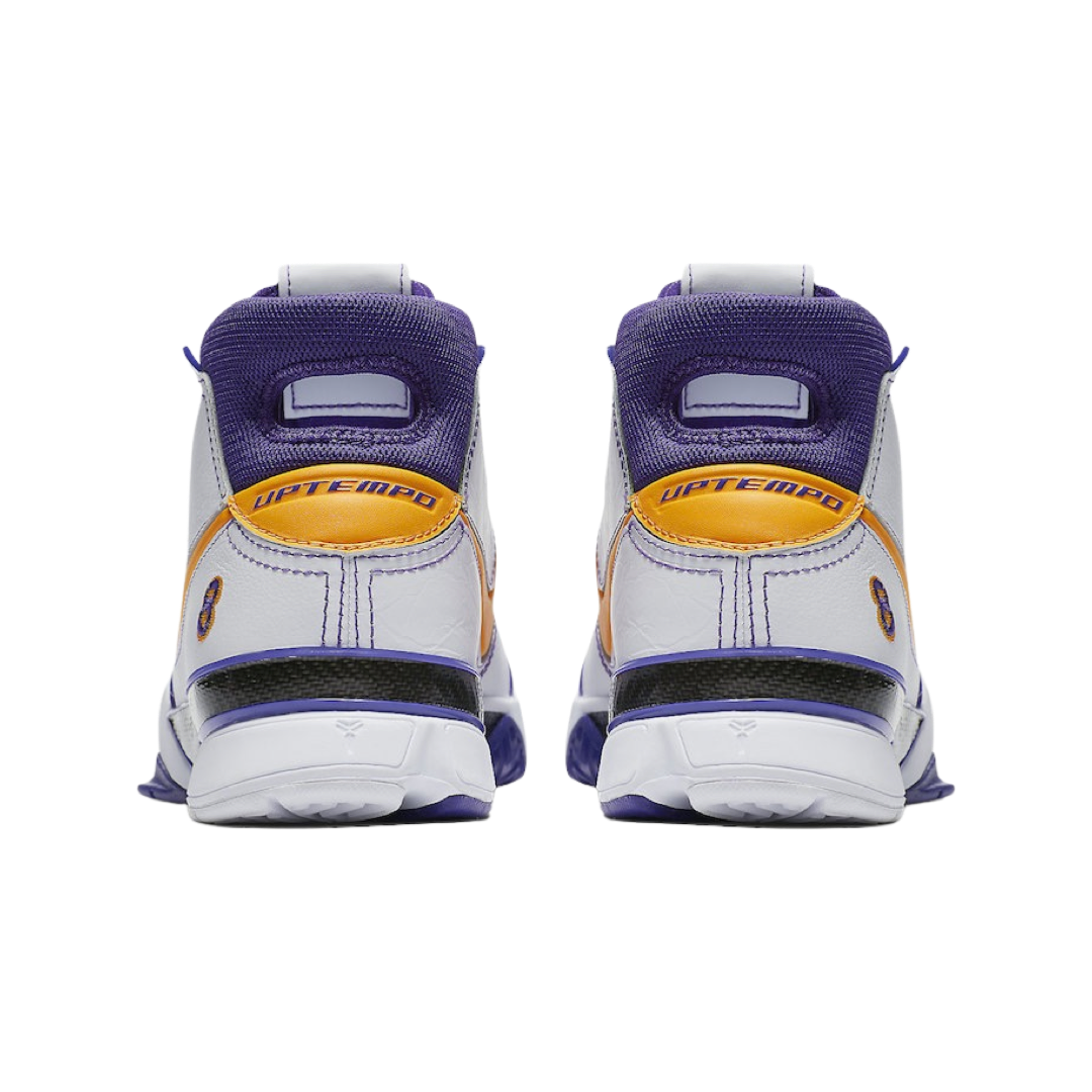 Nike Kobe 1 Protro Basketball Shoes - White/Del Sol/Varsity Purple | High-Performance Court Sneakers for Men | Perfect for NBA Games, Training & Streetwear Fashion