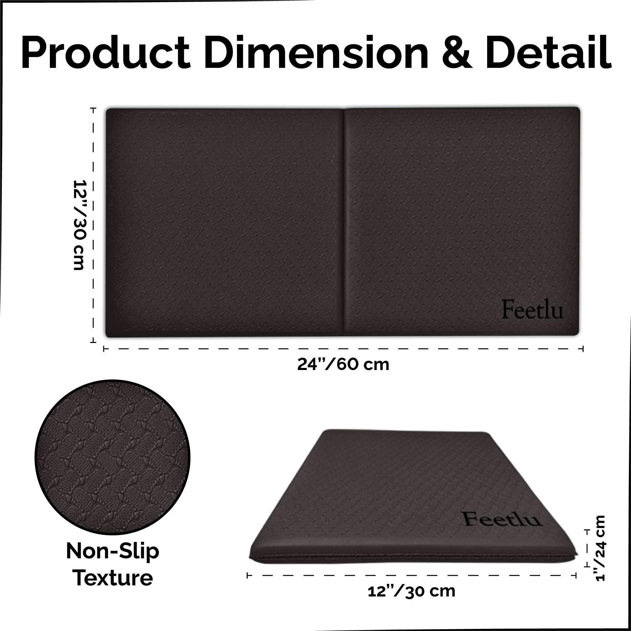 Extra Thick Yoga Knee Pad Cushion - 1/2