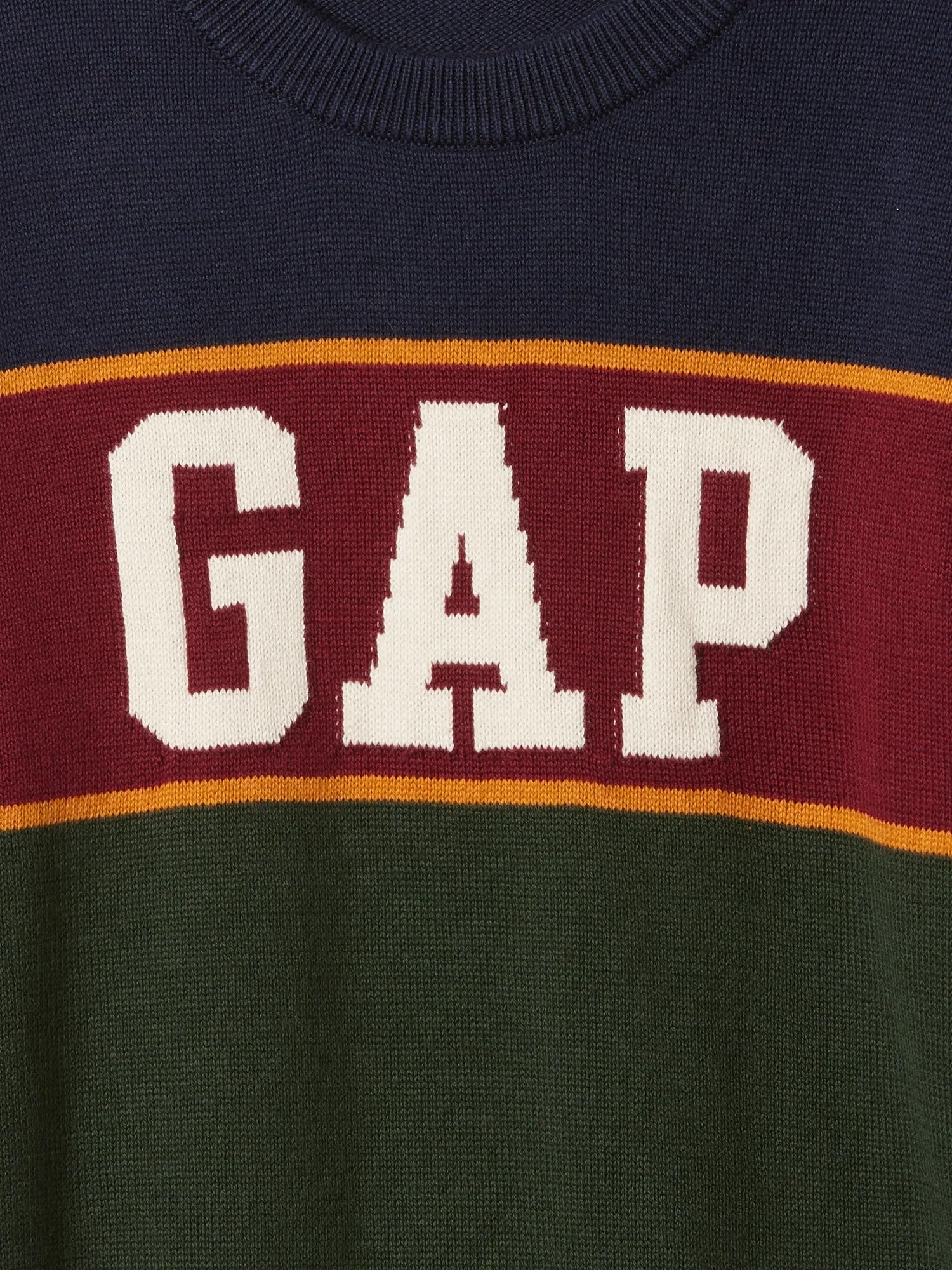 GAP Boys' Waffle Knit Sweater - Soft & Warm Pullover for Kids | Perfect for School, Playdates & Winter Outfits