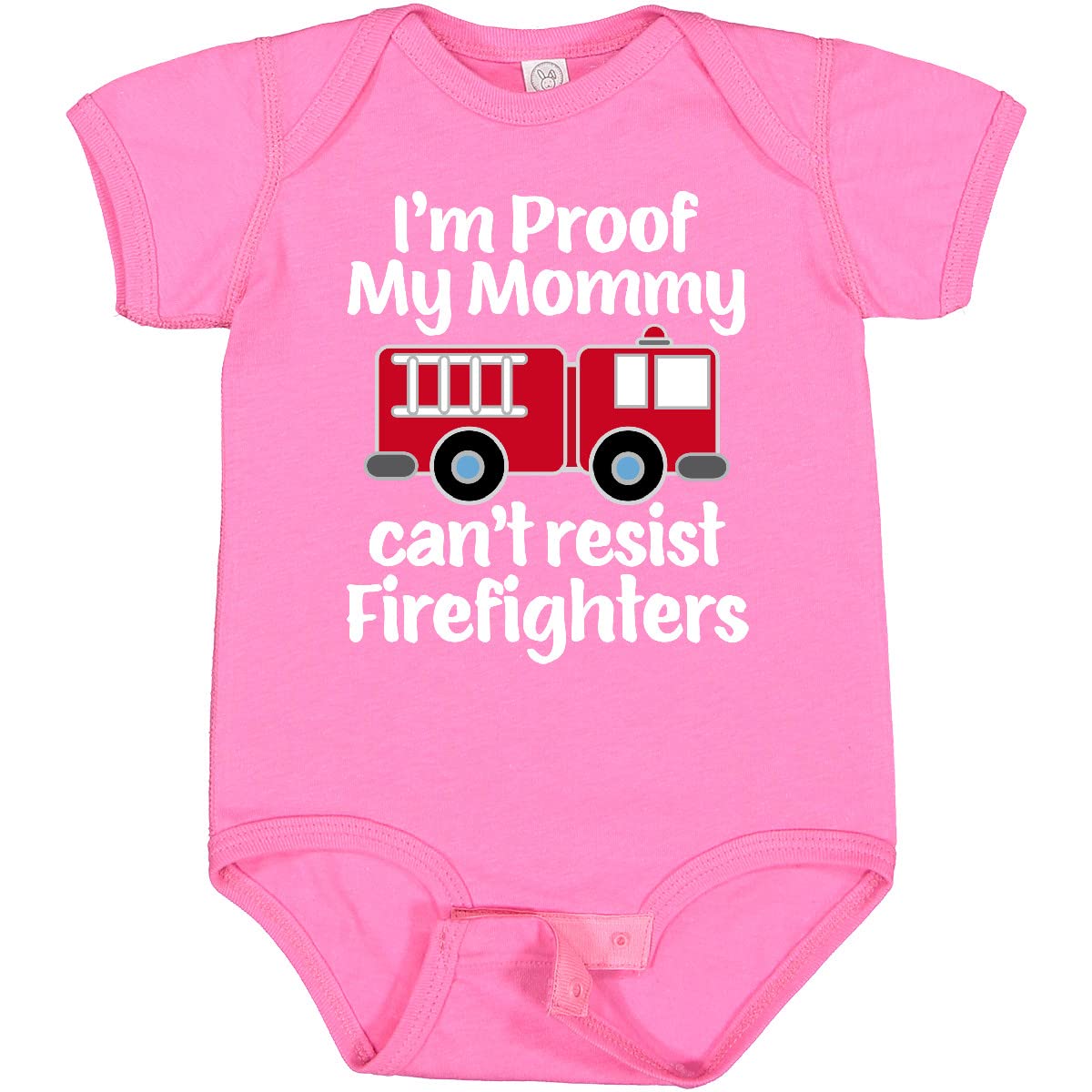 Inktastic Firefighter Daddy Baby Bodysuit - Cute Fireman Onesie for Infants & Toddlers - Perfect for Firefighter-Themed Parties, Family Photos & Everyday Wear