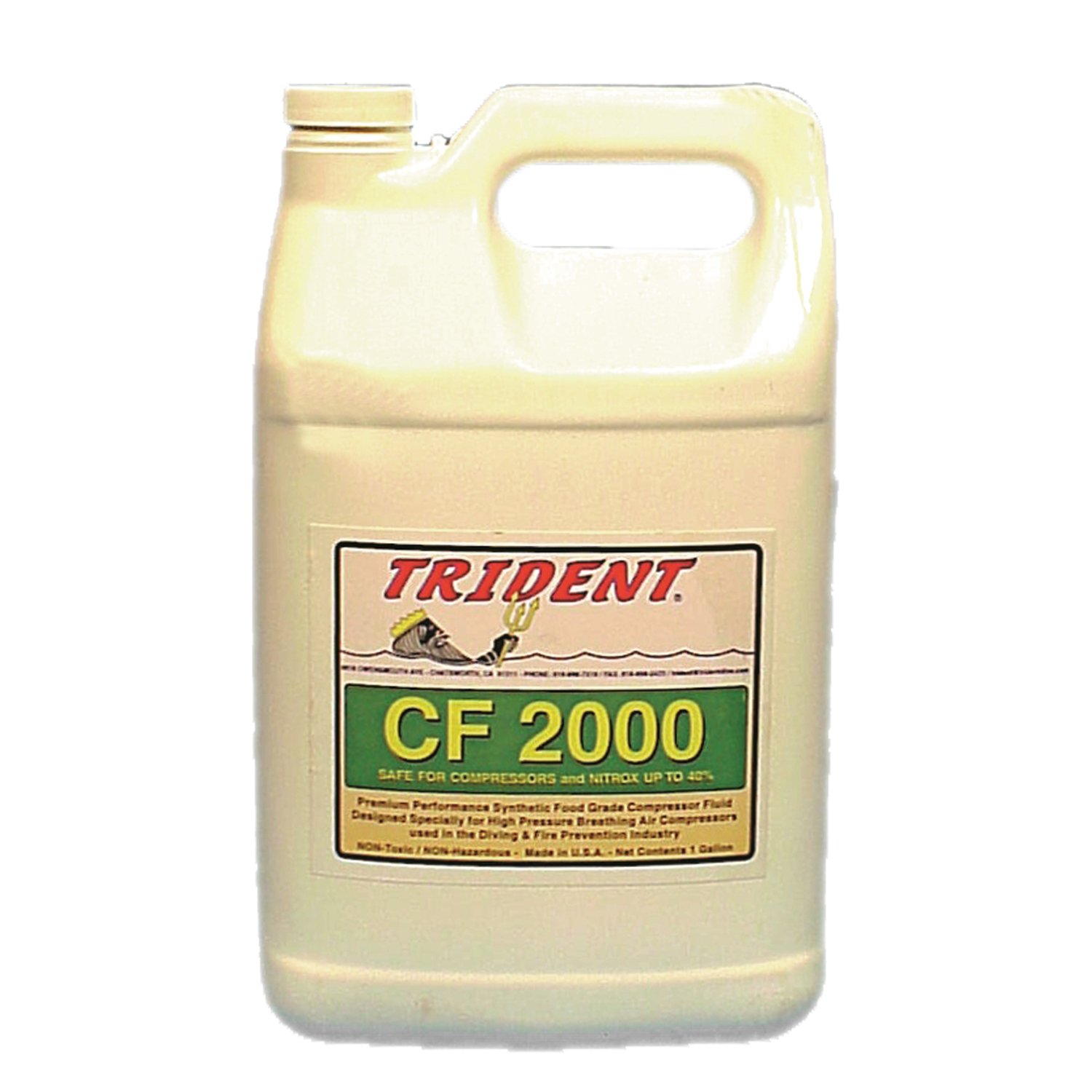 CF2000 Synthetic Compressor Oil - Food Grade, NSF H1 Certified, Non-Toxic, High Performance Lubricant for Commercial & Home Refrigerators, Air Compressors, and HVAC Systems
