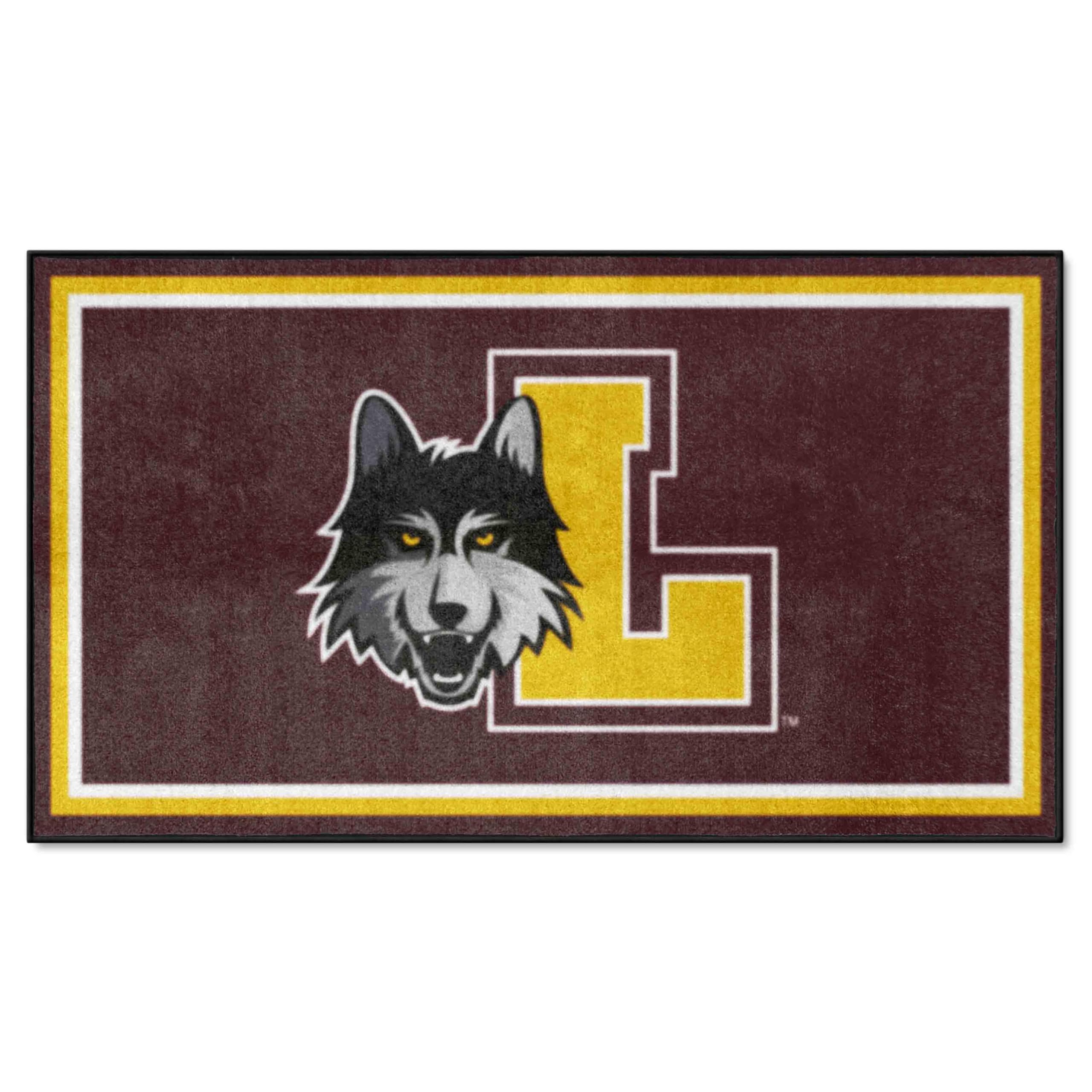 FANMATS 26989 NCAA Loyola Chicago Ramblers 3ft x 5ft Plush Area Rug - Premium Sports Fan Rug, Soft Home Decor Carpet, Durable Tailgating Mat for Game Room, Living Room, Dorm & Outdoor Events