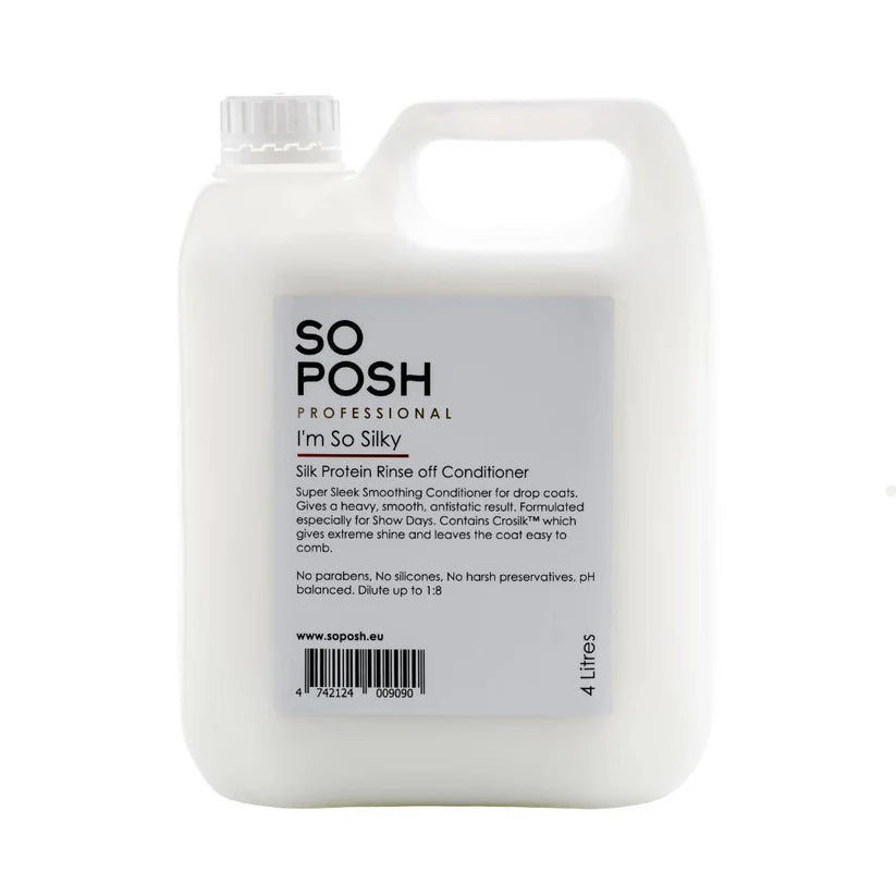 So Posh I'm So Silky Rinse Off Conditioner for Smooth & Shiny Hair - 3 Sizes (8oz, 16oz, 32oz) - Perfect for Daily Hair Care & Salon Use