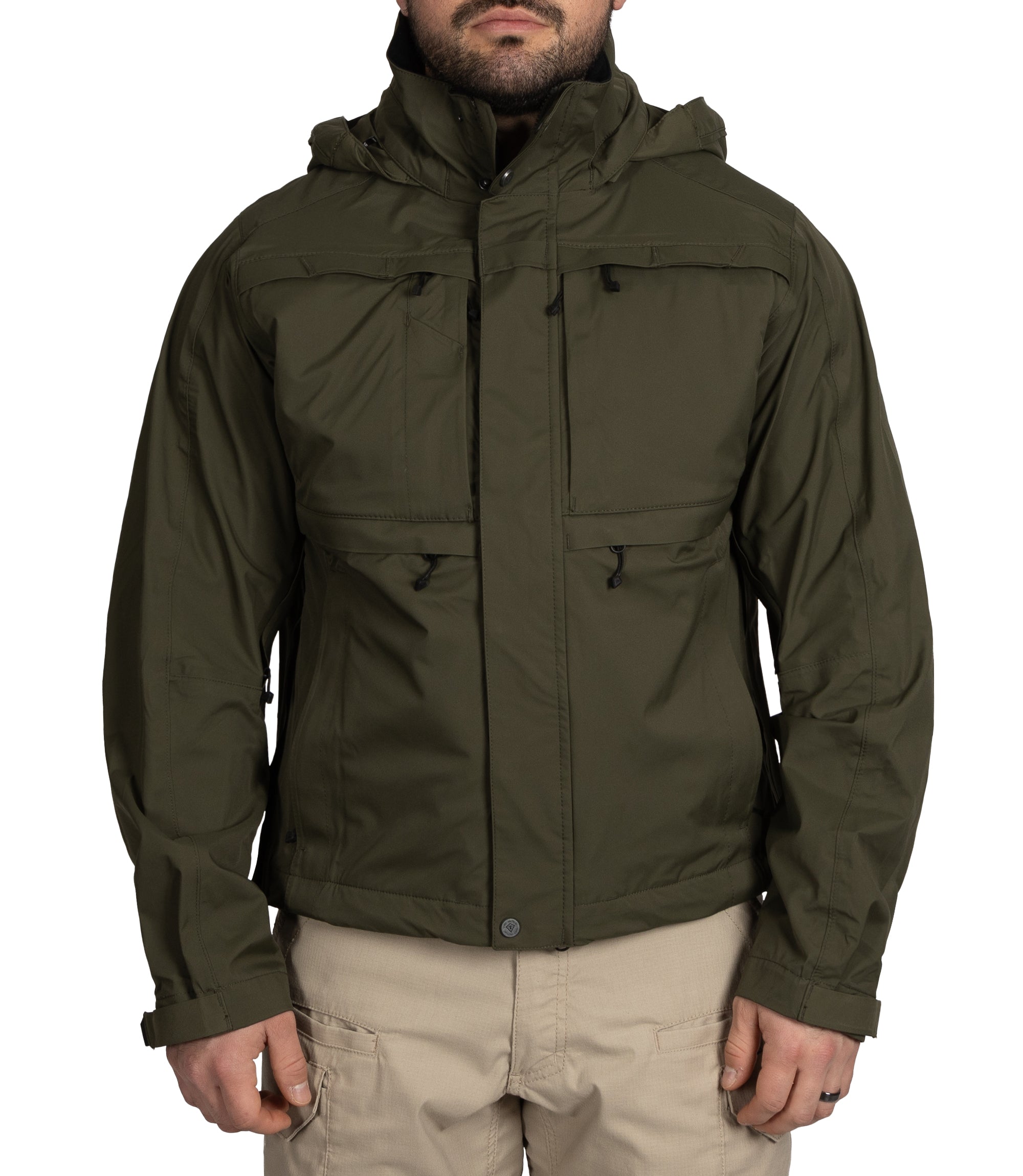 Men's Tactix Waterproof Windproof Jacket Shell - Lightweight Outdoor Hiking & Camping Gear for All Weather Protection