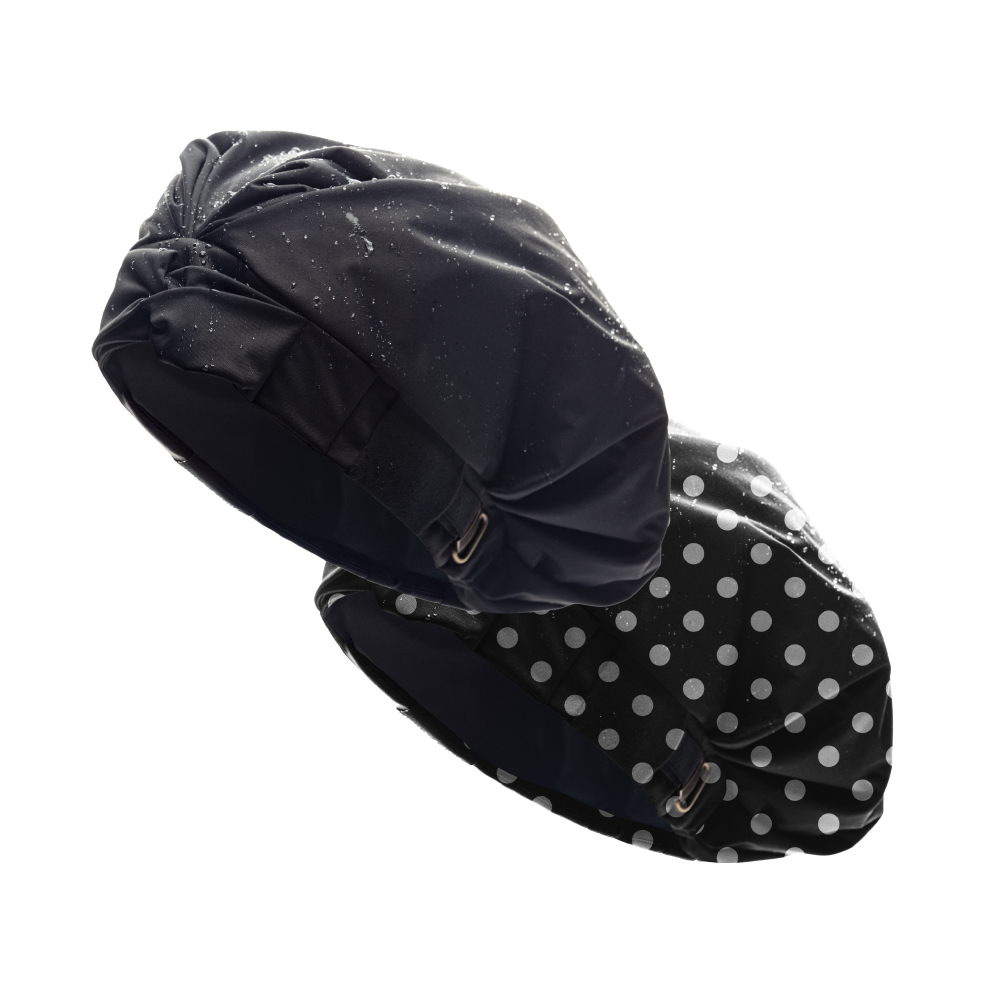 BOGO 50% Off - Hairbrella Satin Lined Shower Cap XL - Extra Large Waterproof Hair Protection for Bath & Shower - Perfect for Curly, Natural, or Long Hair Care