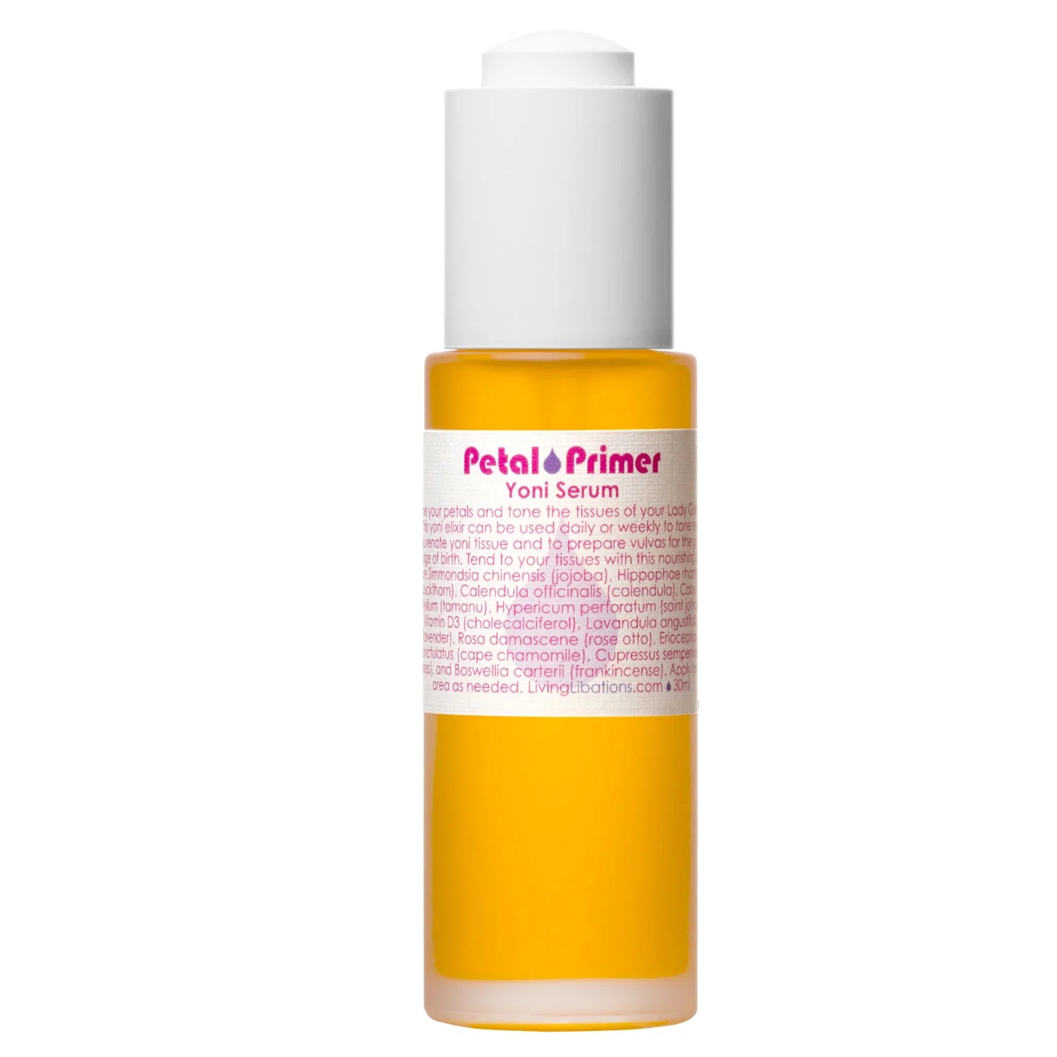 Organic Petal Primer Yoni Serum for Intimate Care - Hydrating & Soothing Formula for Women's Wellness - Perfect for Daily Use & Self-Care Rituals