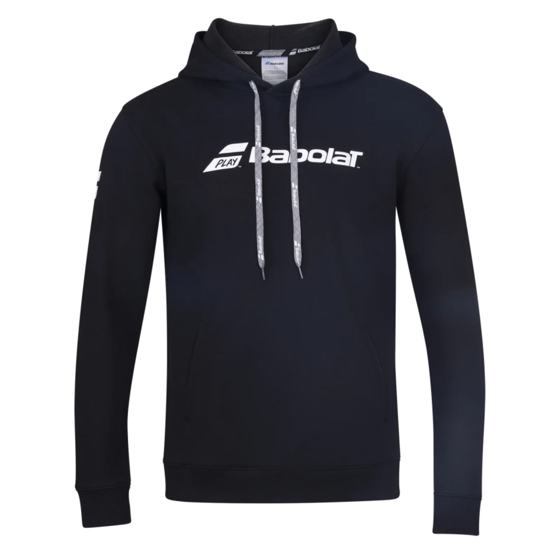 Babolat Junior Hooded Sweatshirt for Kids - Black/Black - Comfortable & Stylish for Sports & Casual Wear