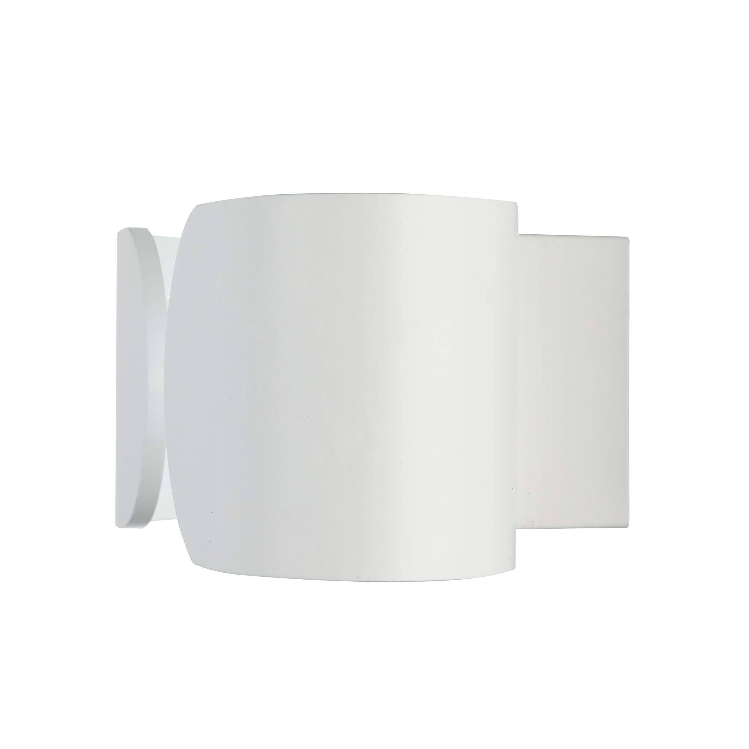 RUNNUP Modern White LED Wall Sconce with Bulb Included - 6W COB Chip Decorative Lighting for Pathway, Staircase, Bedroom & Balcony | Perfect Night Light for Hallways, Porches and Outdoor Spaces