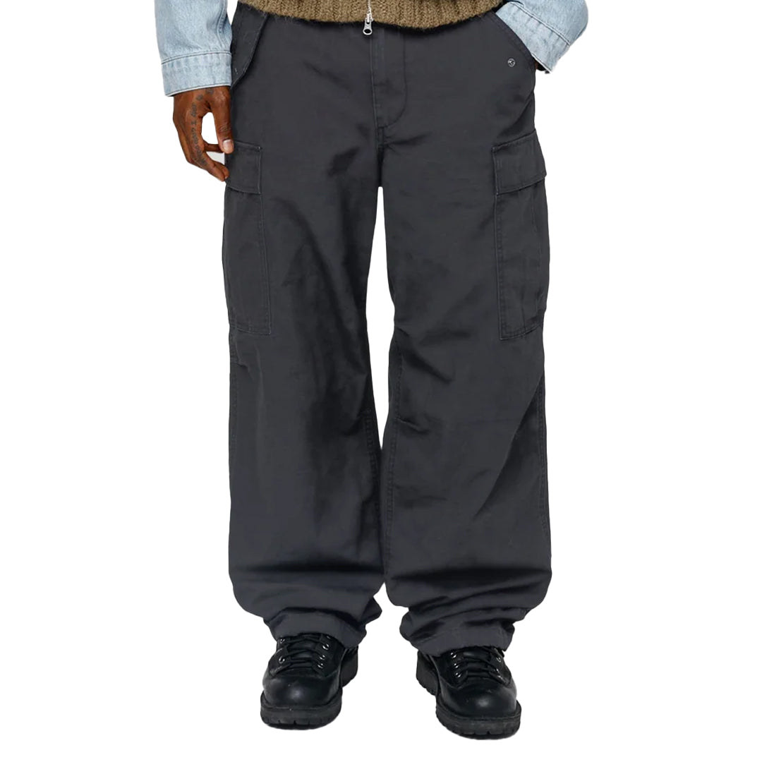 Military Cargo Pants - Ripstop Tactical Pants for Men in Black | Durable Outdoor Work Pants for Hiking, Camping & Tactical Use