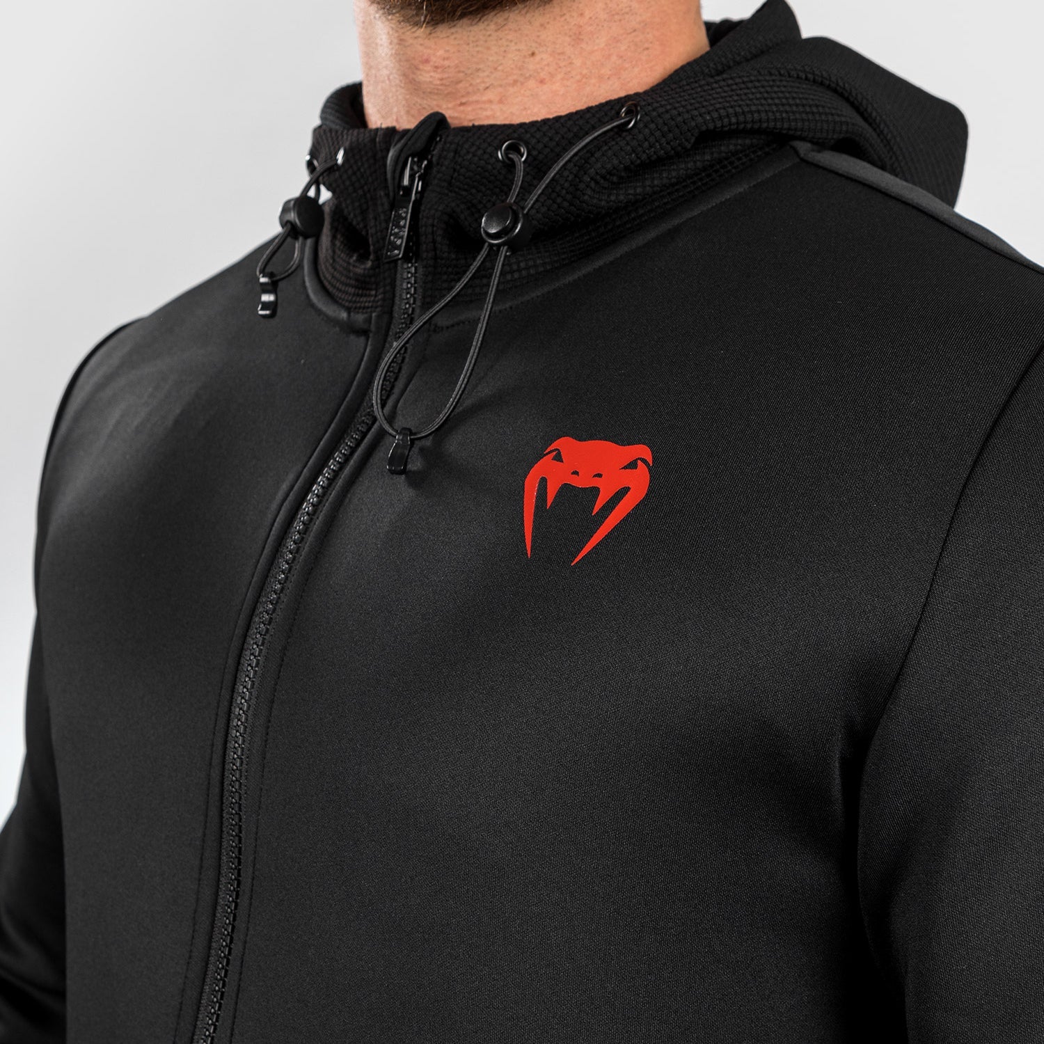 Venum UFC Adrenaline Fight Week Men's Zip Hoodie - Black | MMA Training & Casual Streetwear