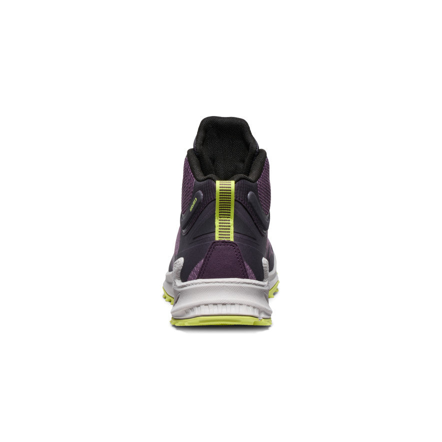 Women's Zionic Waterproof Hiking Boots - Black Plum/Daiquiri Green | Lightweight & Durable for Outdoor Adventures, Trail Walking & Camping