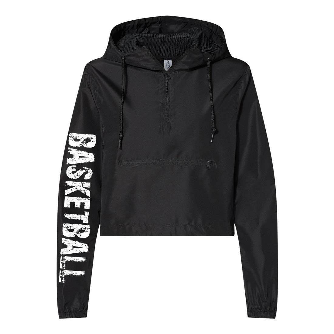 Stylish Basketball Crop Windbreaker for Women - Lightweight & Breathable Jacket for Sports & Outdoor Activities - Perfect for Basketball, Running, and Casual Wear