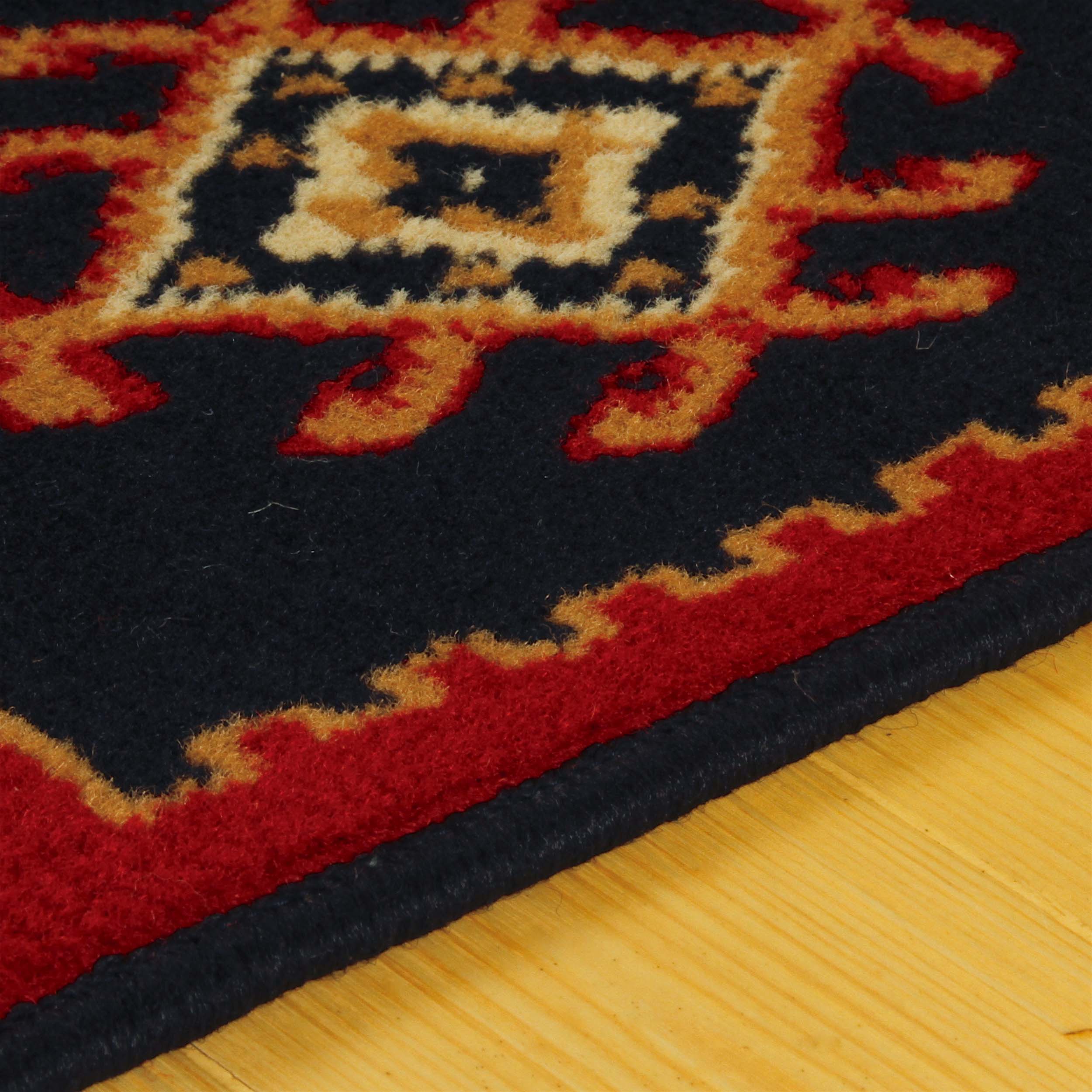 Southwestern Medallion Ultra Soft Indoor Area Rug or Runner - Non-Slip, Washable & Durable - Perfect for Living Room, Bedroom & Entryway Decor
