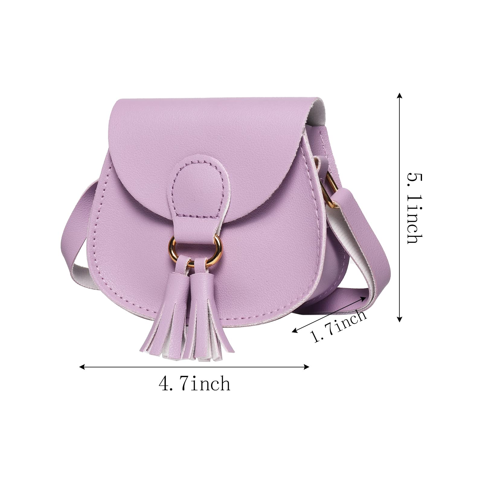 SOTOGO Girls Crossbody Purse for Toddlers - Cute Princess Handbag with Mini Chain, Kids Wallet & Small Shoulder Bag - Perfect for School, Parties & Daily Use