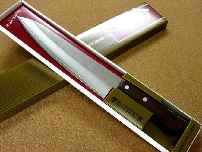 Premium Kanetsugu Miyabi Issin Japanese Chef Knife - High-Carbon Stainless Steel Blade for Professional Cooking & Slicing - Perfect for Sushi, Vegetables & Meat Preparation