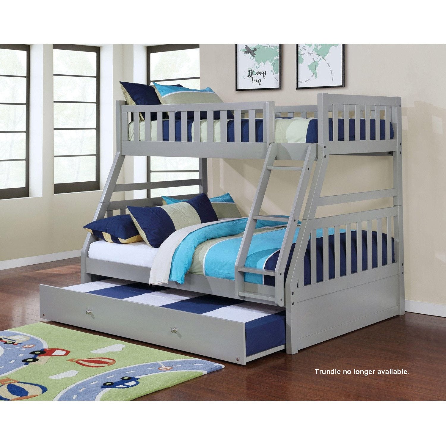 Caden Bunk Bed for Kids & Teens - Space-Saving Twin Over Twin Metal Bunk Bed with Ladder & Guardrails - Perfect for Small Bedrooms, Dorms & Sleepovers