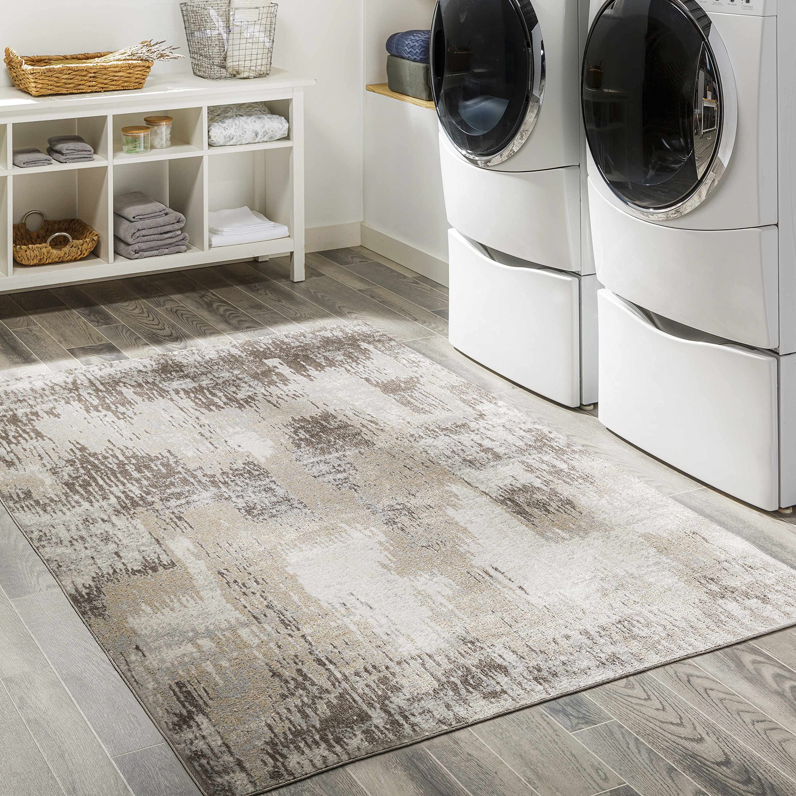 Hauteloom Kuyucak Machine Washable Area Rug - Soft & Durable for Living Room, Bedroom - 7'10