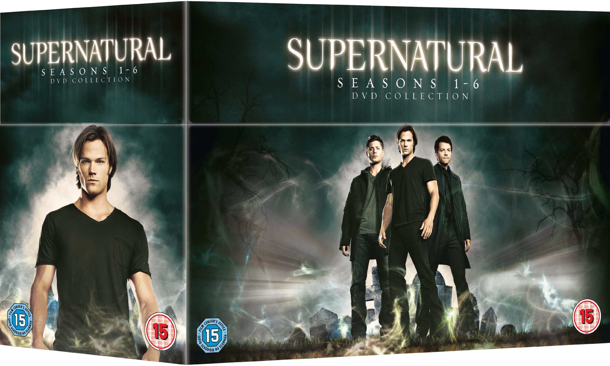 Supernatural Seasons 1-6 Complete DVD Box Set - Supernatural TV Series Collection - Perfect for Binge-Watching & Gift Giving