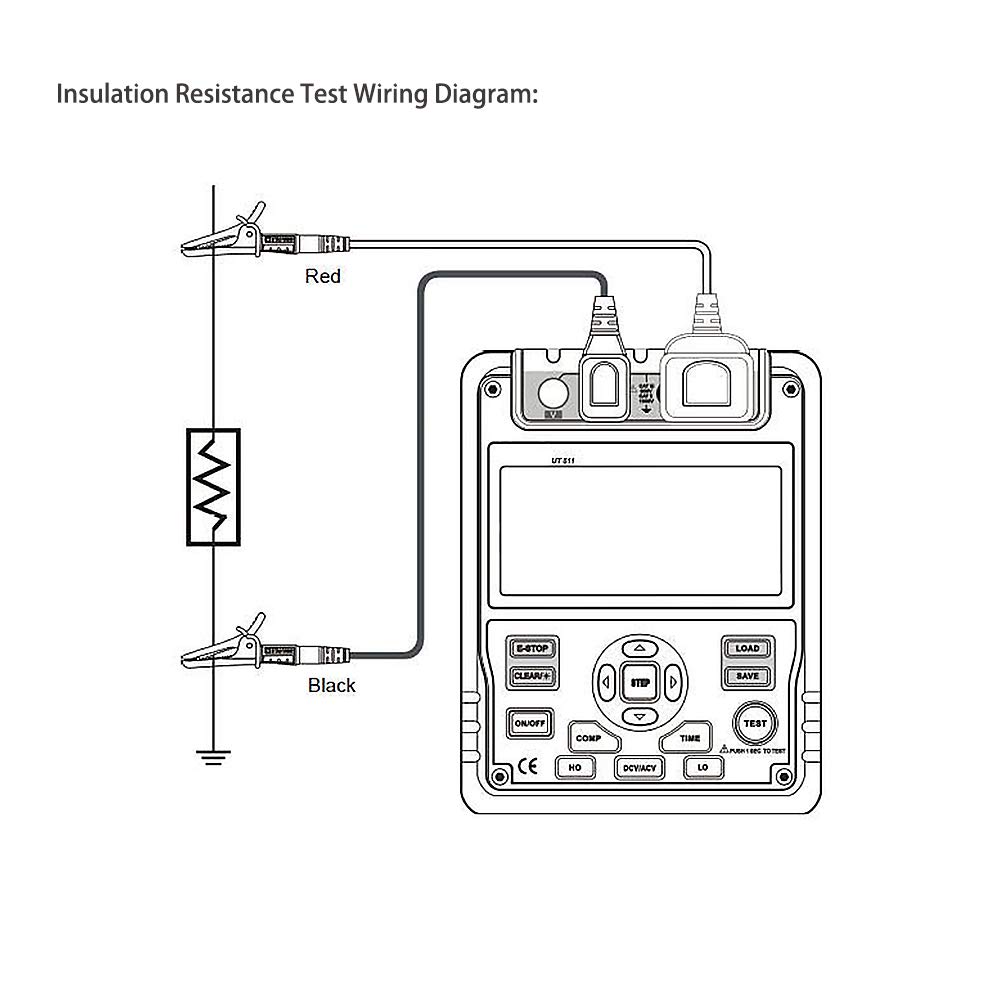 ATO Digital Insulation Tester - 100V/250V/500V/1000V Megohmmeter for Electrical Resistance Testing | Perfect for Home Wiring, Industrial Equipment & Automotive Diagnostics