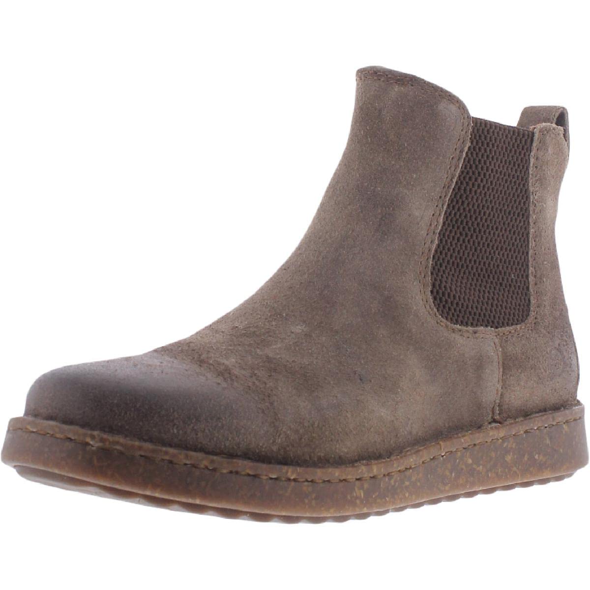 BORN Women's Samira Ankle Chelsea Boots - Comfortable Slip-On Flats for Casual Wear, Office & Everyday Outfits