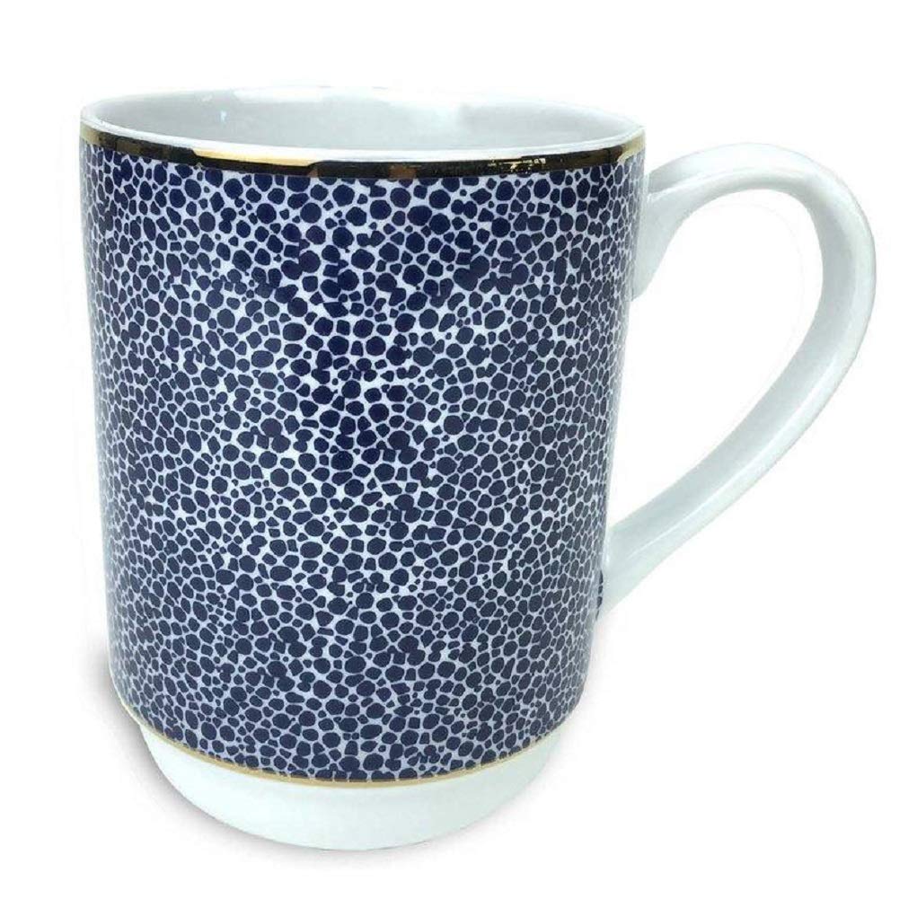 Premium Panthera Indigo Ceramic Coffee Mug - 12oz Insulated Travel Mug with Lid - Perfect for Home, Office & Outdoor Adventures