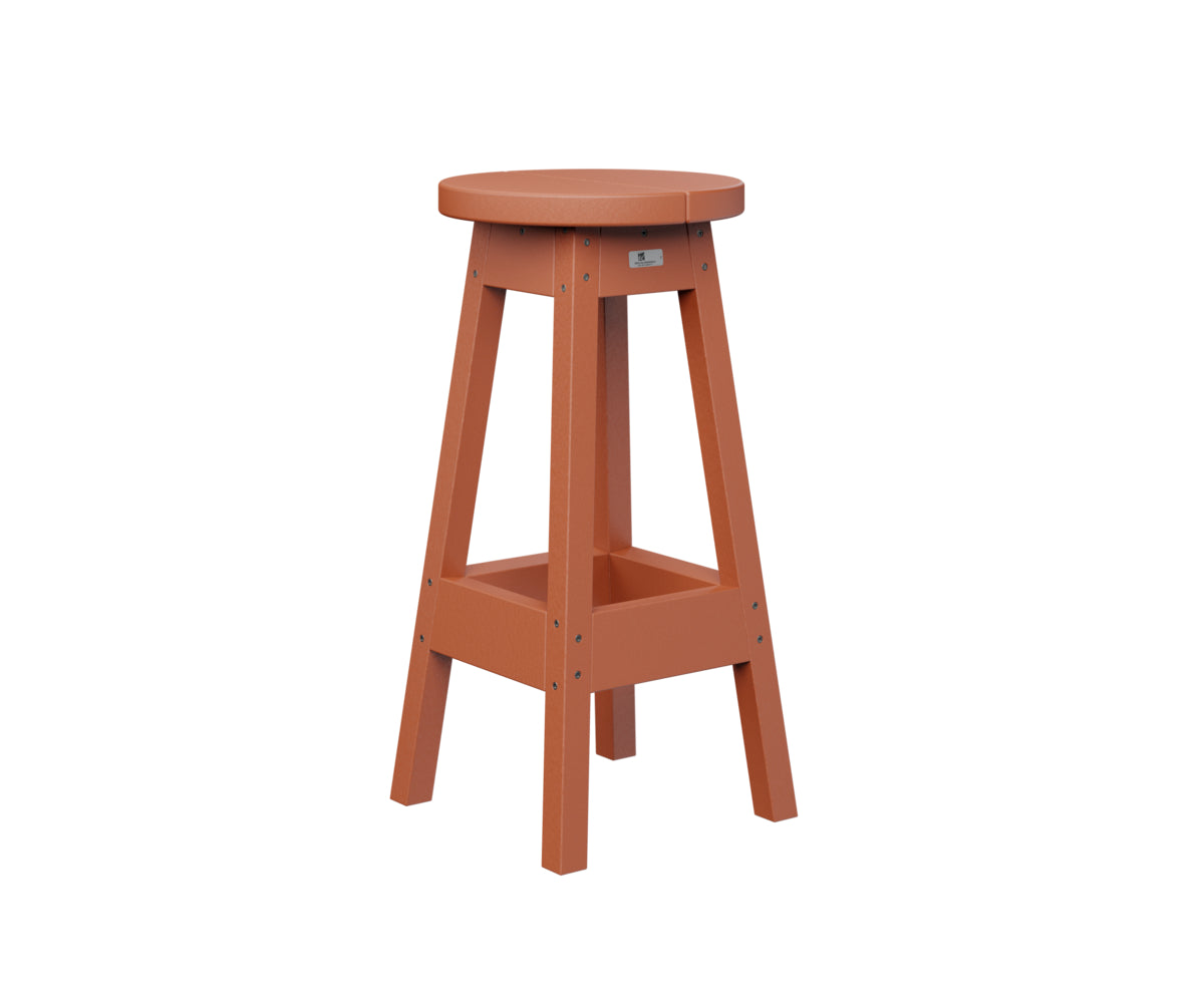 Berlin Gardens Outdoor Bar Stool - Weather-Resistant Patio Bar Height Stool for Backyard, Deck & Poolside - Perfect for Outdoor Dining, Entertaining & Relaxation