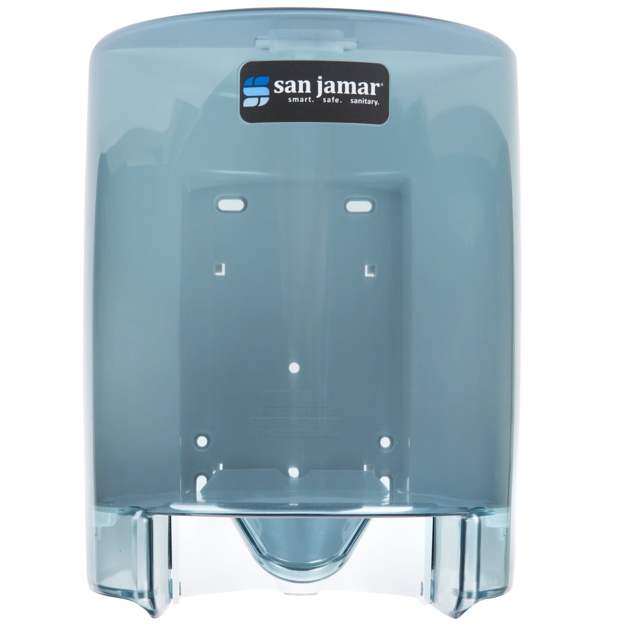TableTop King T400TBL Commercial Grade Center Pull Paper Towel Dispenser - Arctic Blue for Restaurants, Kitchens & Office Break Rooms
