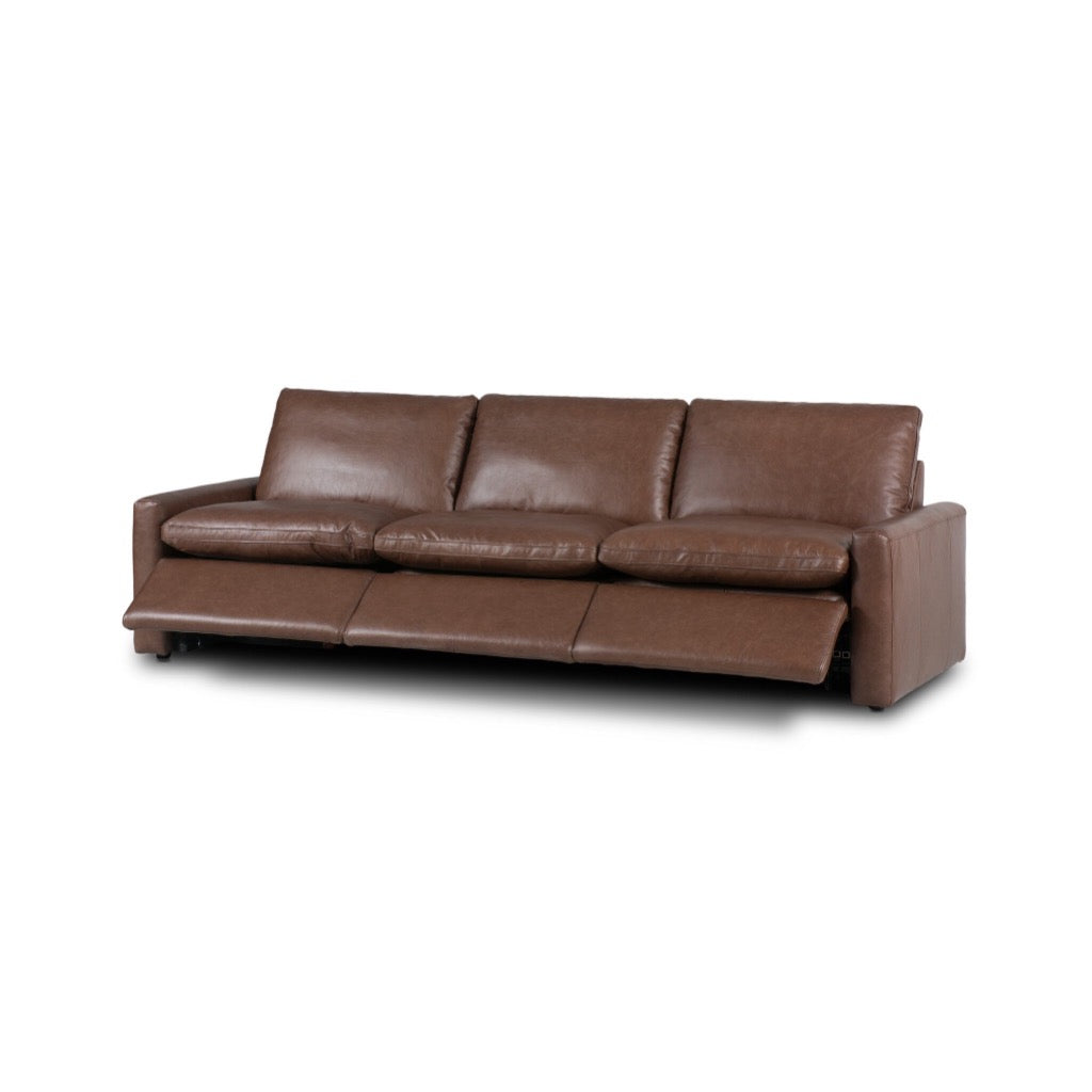 Tillery Power Recliner 3-Piece Sectional Sofa Set in Sonoma Coco Fabric - Modern Living Room Furniture for Home Theater & Family Relaxation