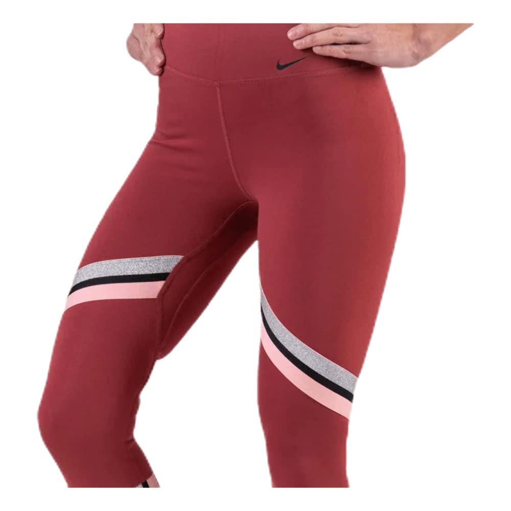 Nike Women's One Icon Clash 7/8 High-Waist Yoga Tights BV5362-661 - Size XS - Athletic Workout Leggings for Running, Gym & Yoga
