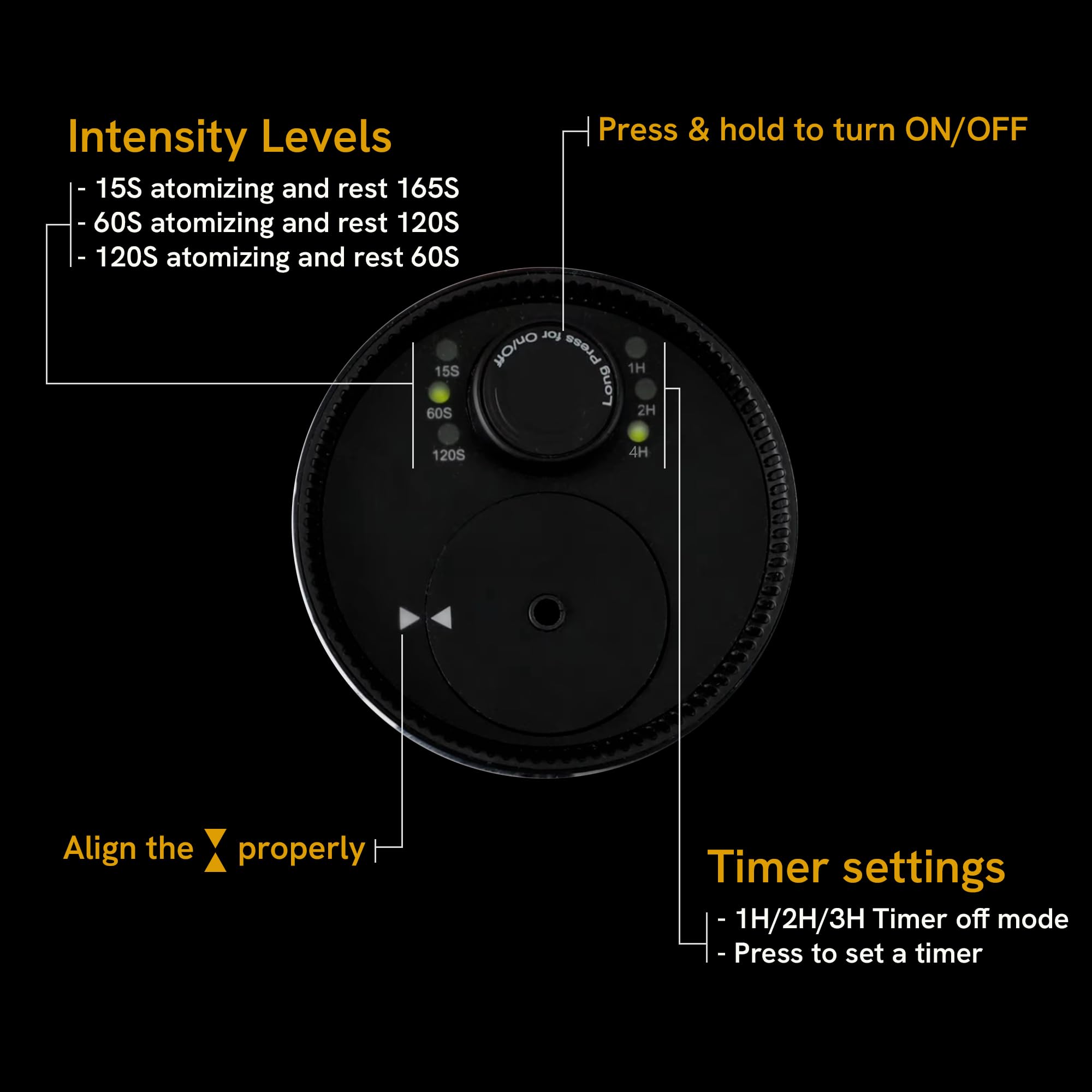 **BlueHills Cordless Essential Oil Diffuser - USB Rechargeable, Large Room & Travel-Friendly, Battery-Operated for Home, Office, Hotel, Car - Long-Lasting Timer, Compact Design (Silver Gray) - Perfect for Aromatherapy, Relaxation & Stress Relief**