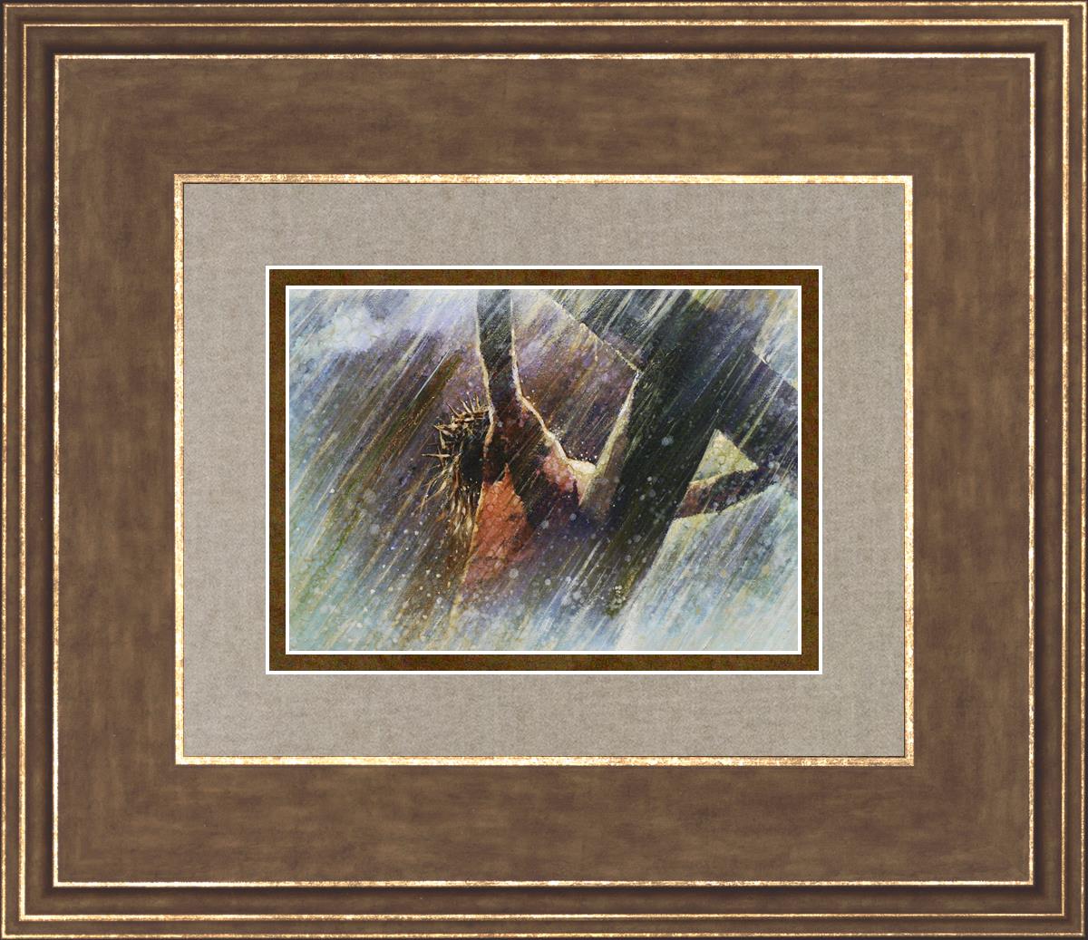 Yongsung Kim Crucifixion Painting - Religious Wall Art for Home & Church Decor - Perfect for Prayer Rooms, Christian Gifts, and Spiritual Spaces