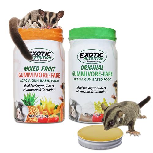 Premium Sugar Glider Food - Gummivore Fare Natural Diet for Optimal Health | Perfect for Pet Marsupials, Small Animals & Exotic Pets | Ideal for Daily Feeding & Nutritional Support