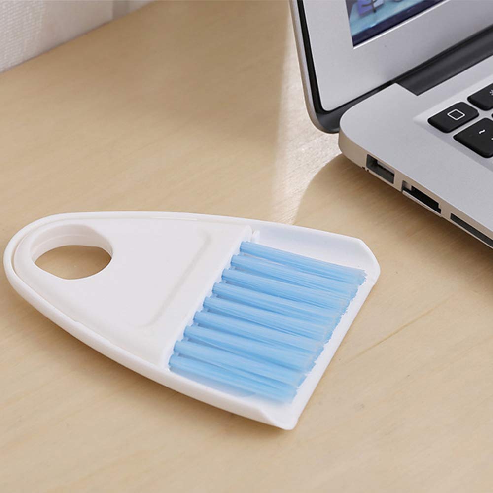 Mini Broom & Dustpan Set - Compact Cleaning Tool for Tables, Countertops, Keyboards & Pet Hair